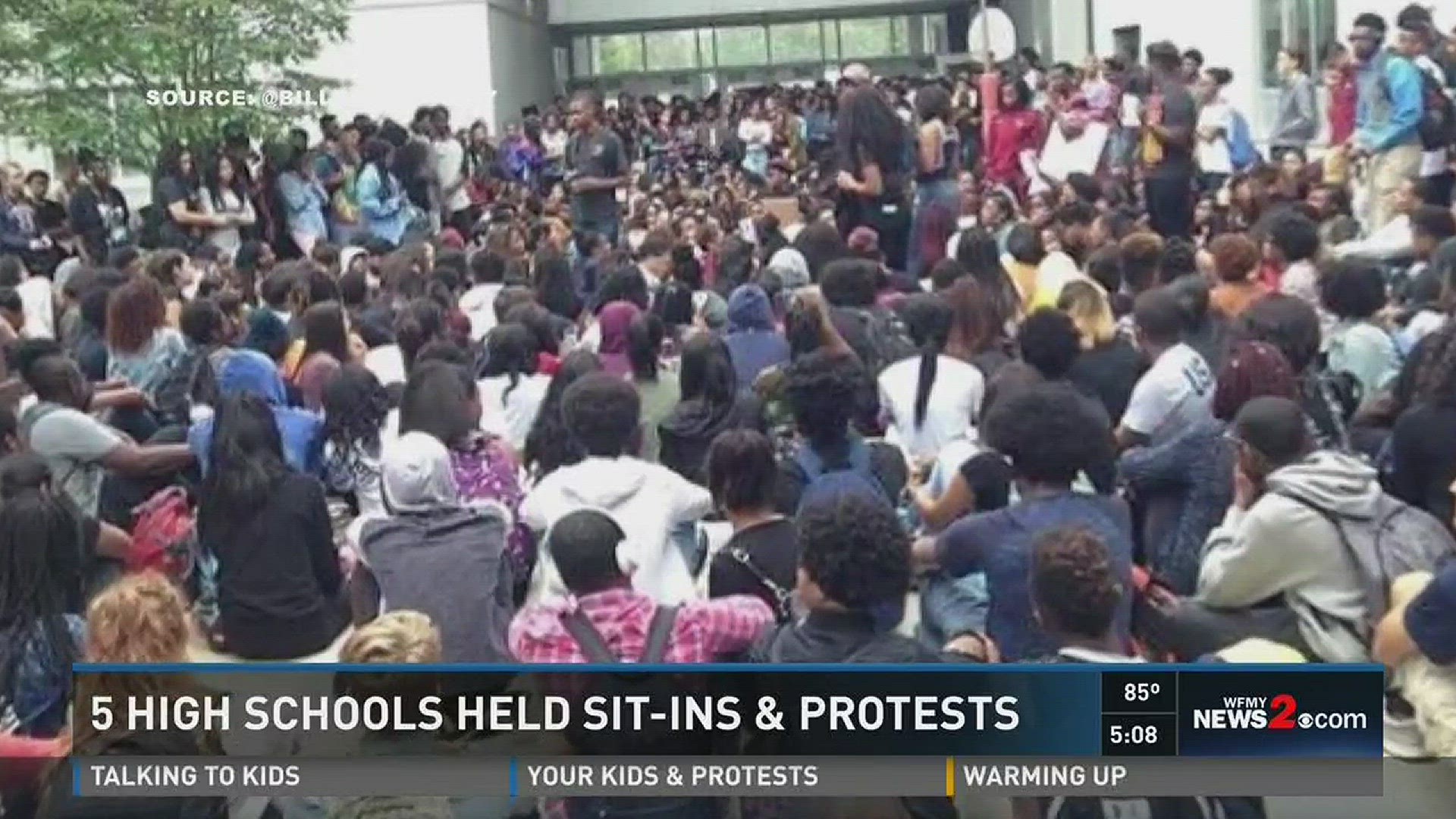 5 High Schools Held Sit-Ins & Protests