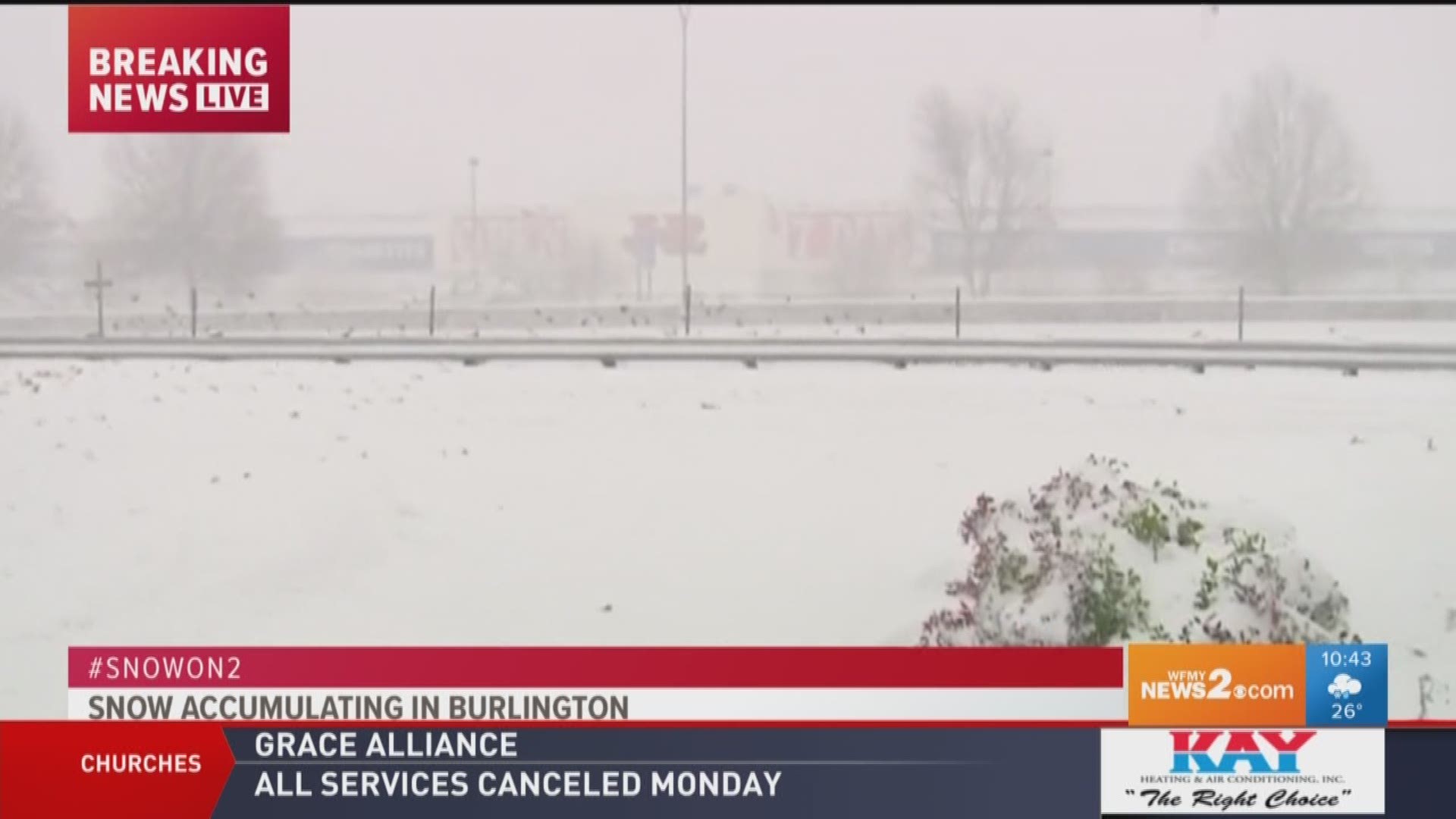 A look at the conditions in Burlington, N.C.