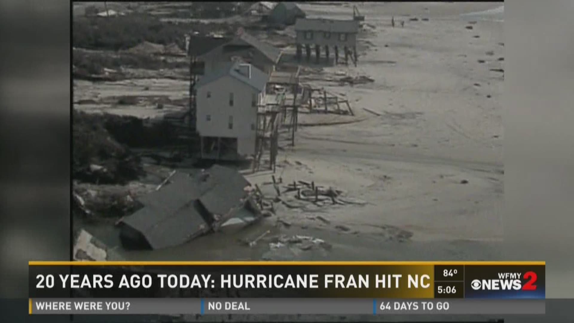 20 Years Ago Today: Hurricane Fran Hit NC