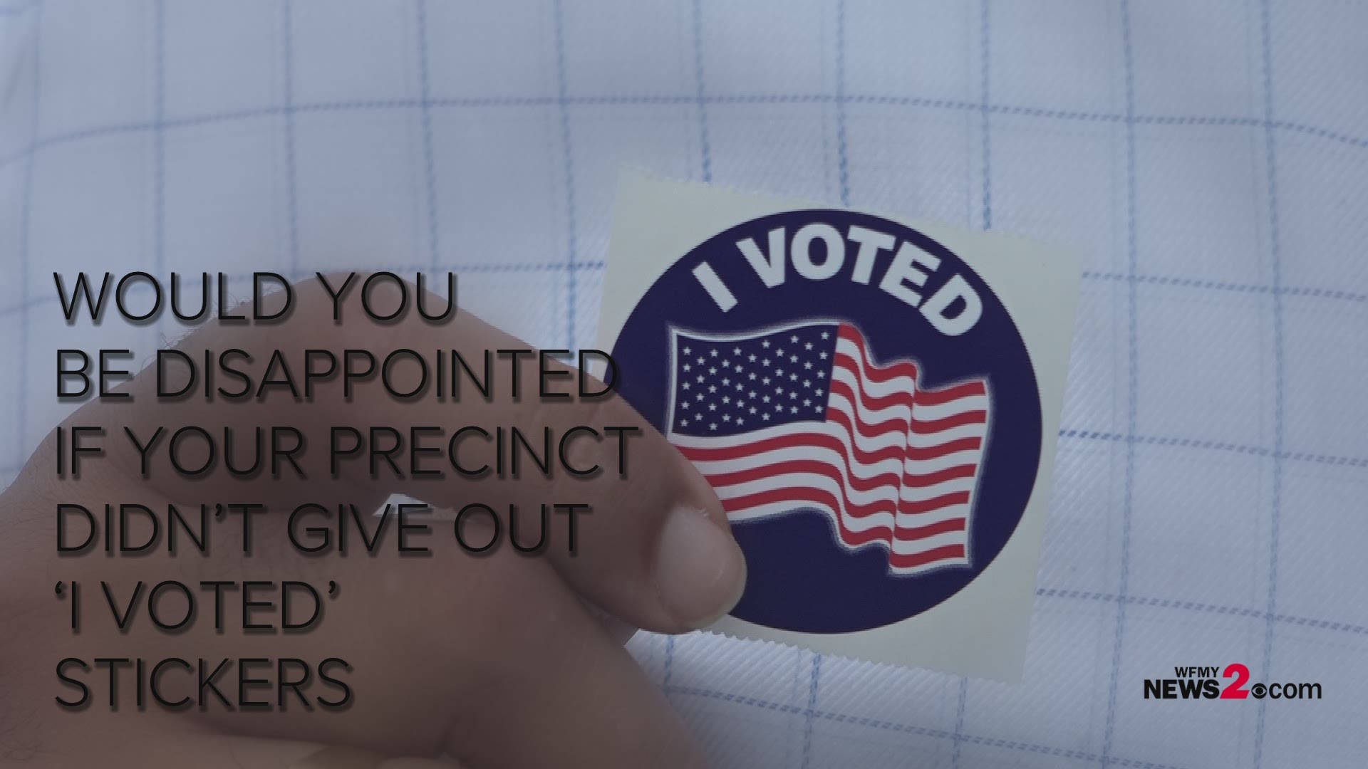Just as folks are showing off their 'I Voted' stickers on social media, others are expressing their disappointment for not getting one. We asked voters if they'd be disappointed if their precinct didn't give them out.