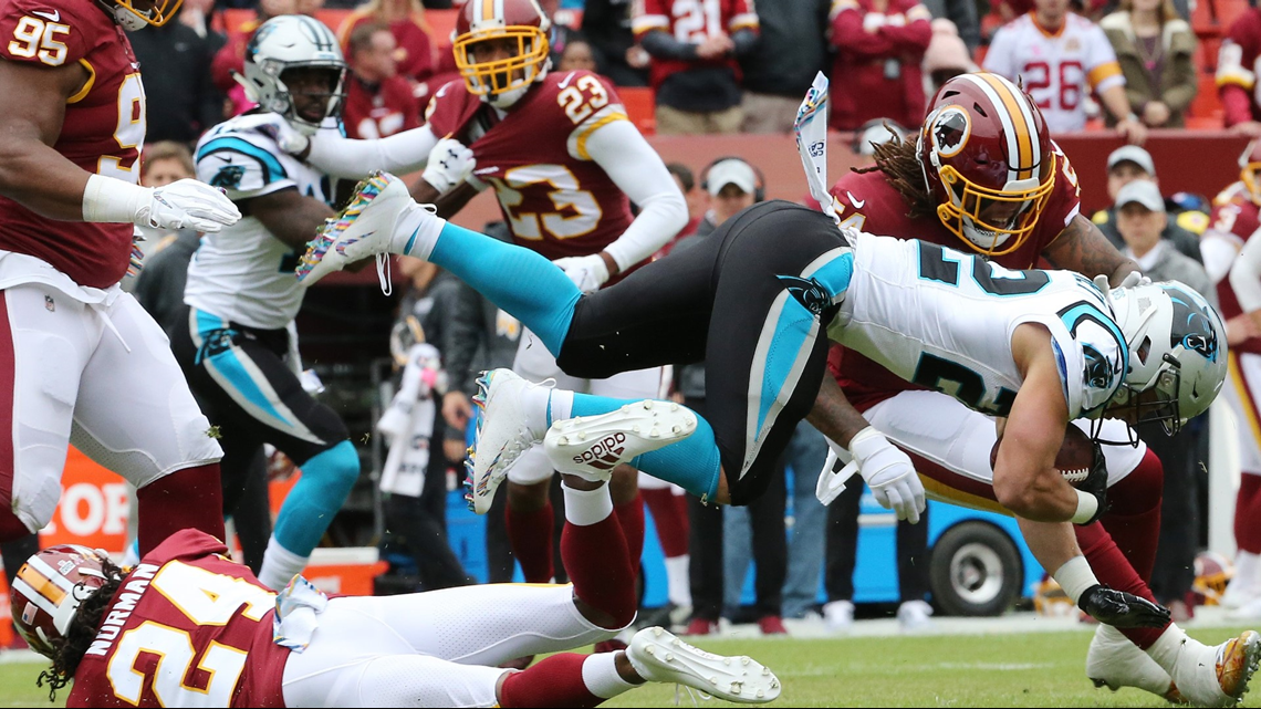 Norman intercepts Newton, Redskins beat Panthers 23-17