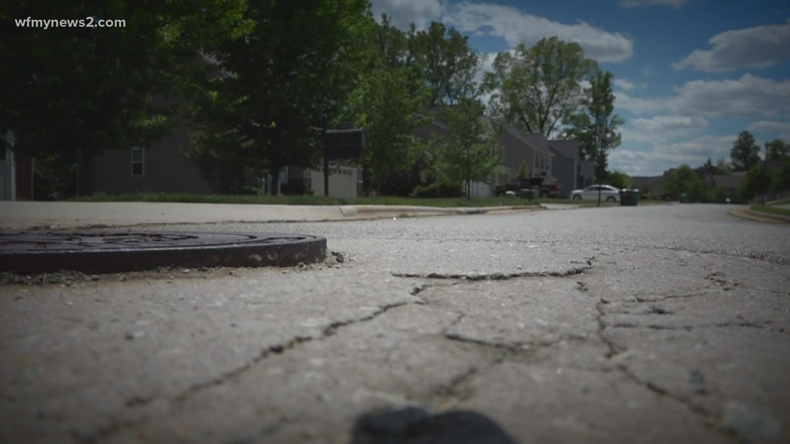 Triad developer abandons neighborhood road covered in potholes - Vimarsana News