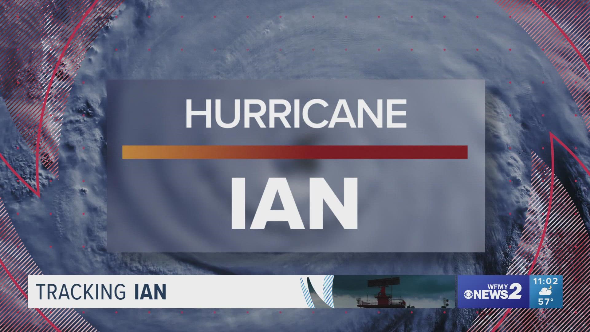 Hurricane Ian Update 11 PM