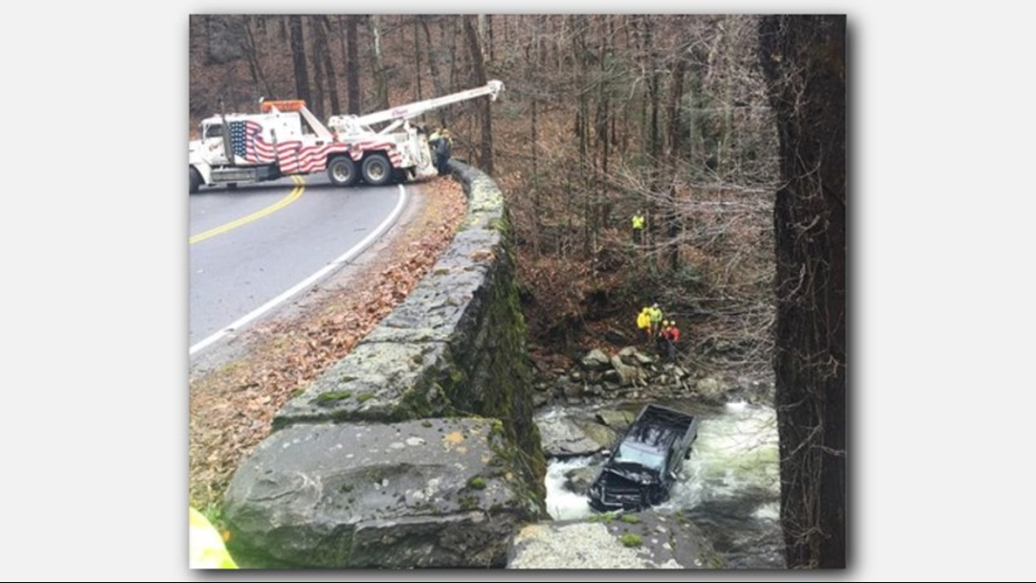 Woman Dies When Truck Plunges Into River in Great Smoky Mountains ...