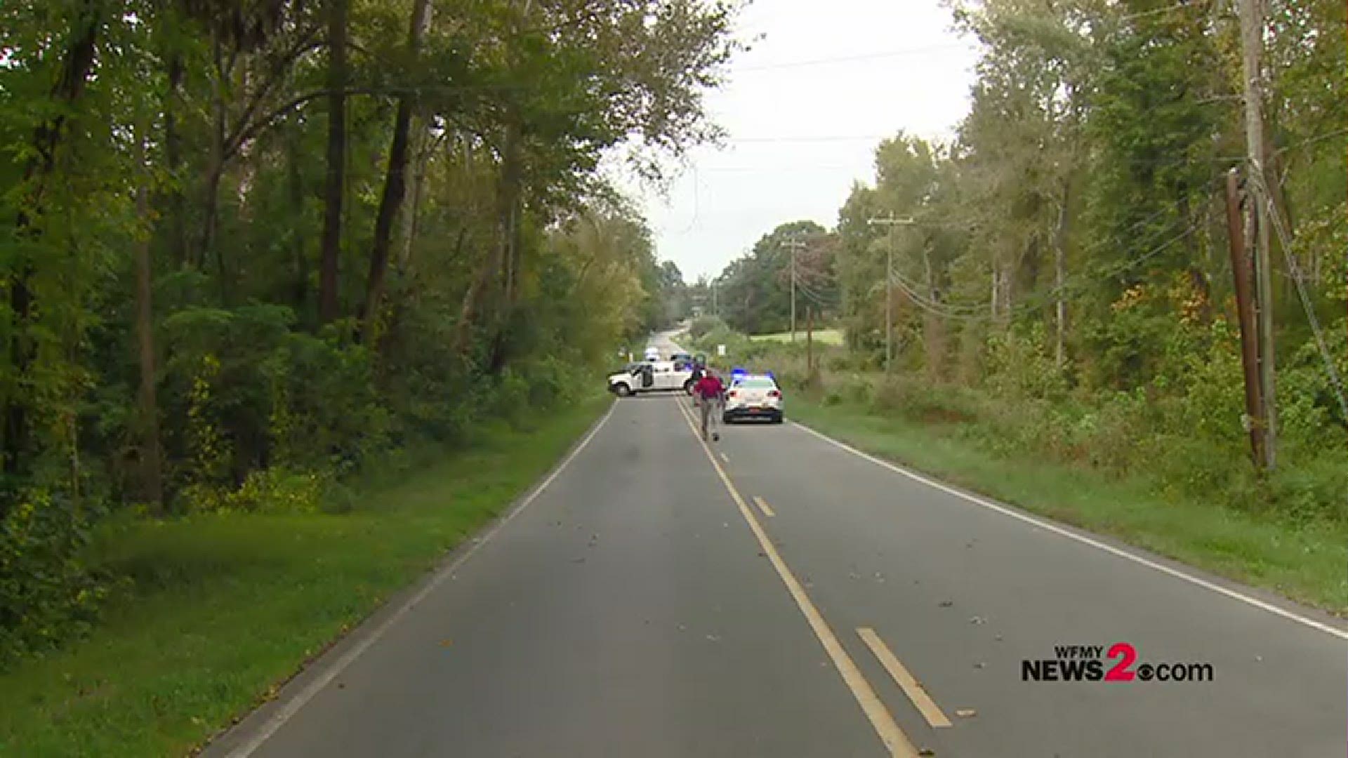 Rockingham County Sheriff's Office said a suspect fired shots at a detective following a chase Friday afternoon.