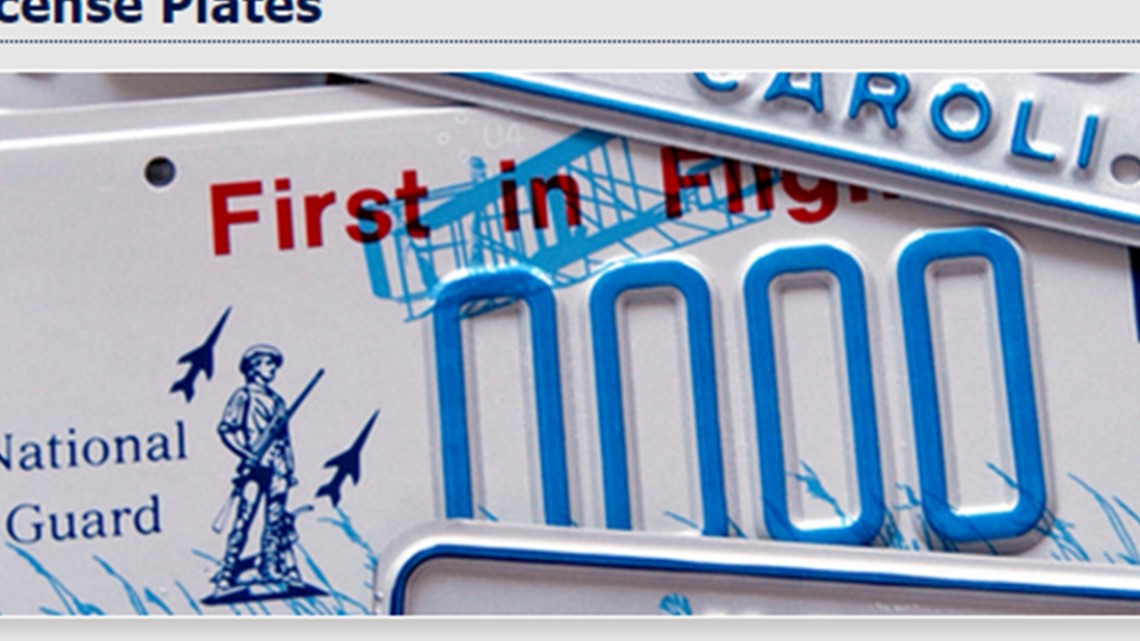 Charlotte North Carolina Aluminum NC License Plate 