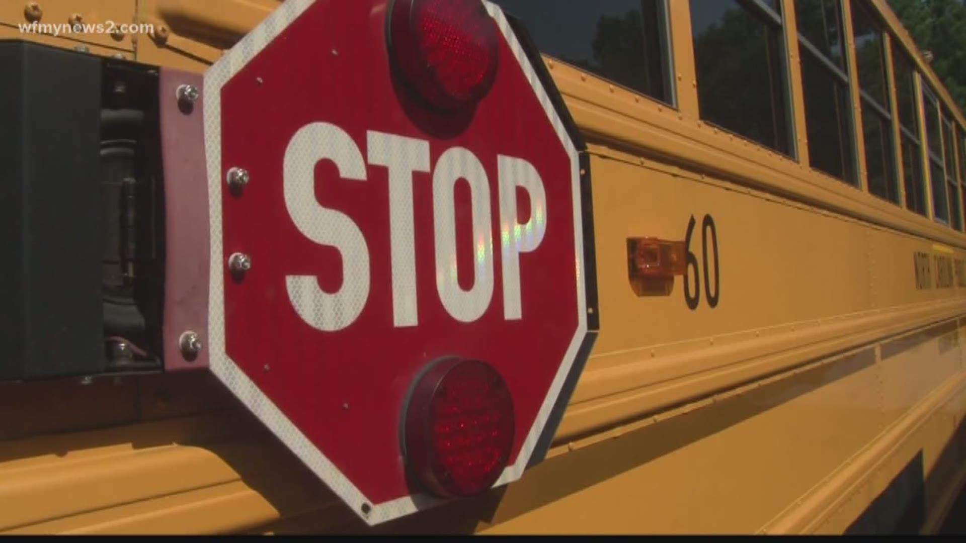 Video shows kids almost being hit while getting off the bus, we talked to local law enforcement on how kids can stay safe while waiting for the school bus