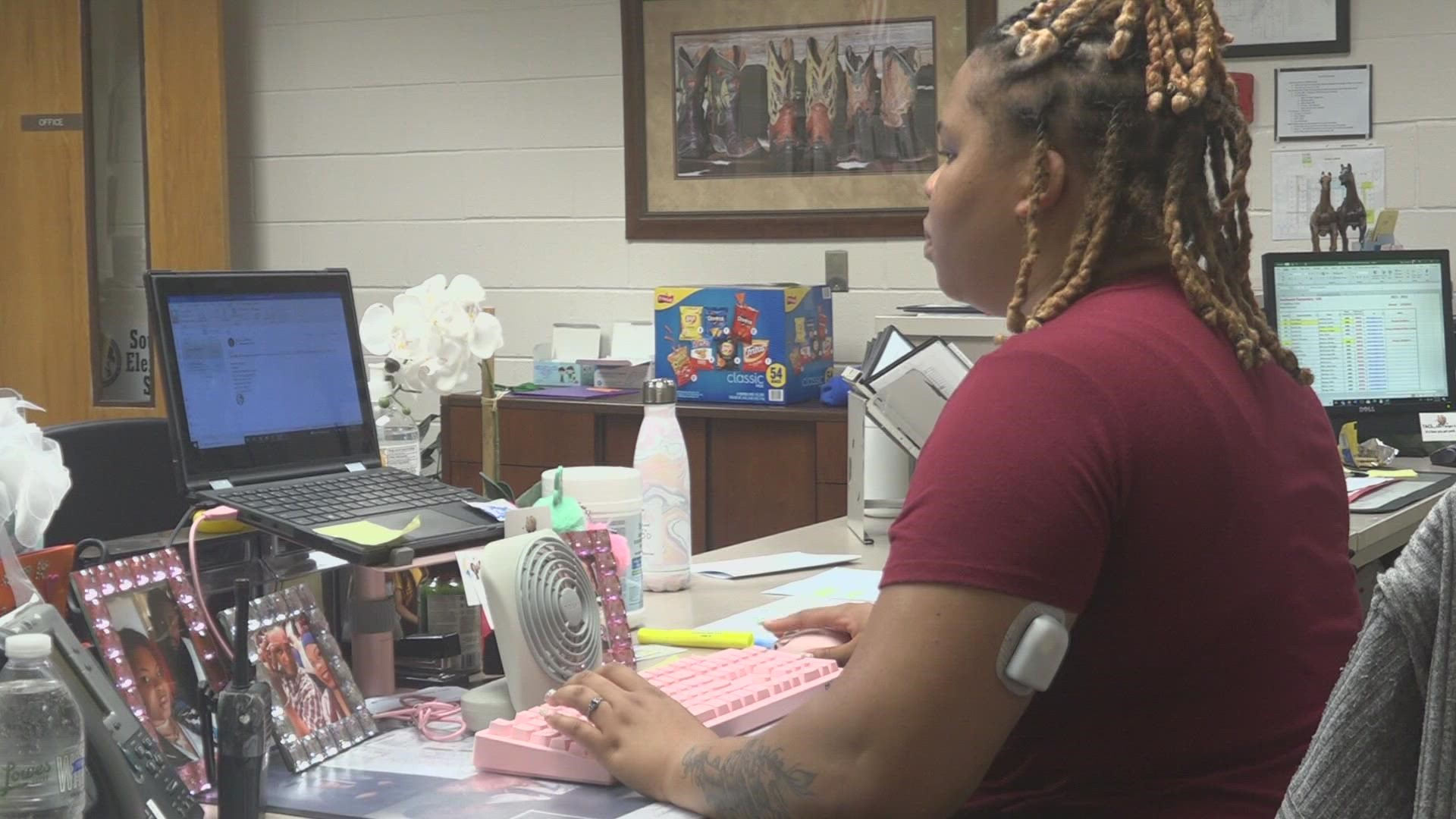 Kinyetta Williams, General Assistant at Southwest Elementary School, is making a difference in the lives of hundreds of students.