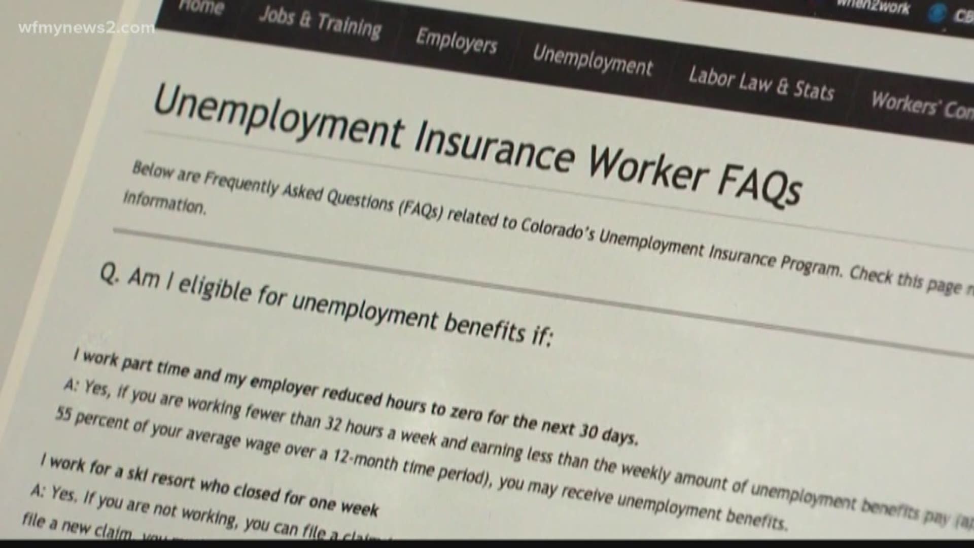 Expect a long and frustrating process due to the amount of people filing for unemployment.