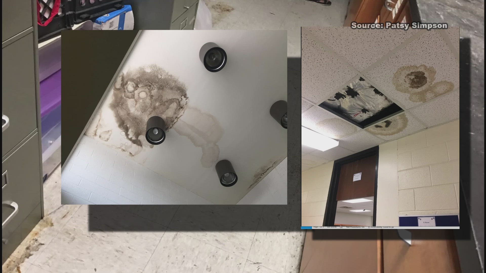 Alamance-Burlington Schools leaders say they've located mold in Andrews Elementary, Newlin Elementary, Cummings High, Broadview Middle and Williams High.