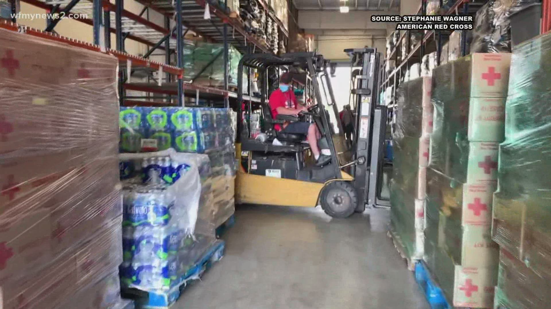 Volunteers from the Red Cross of Greater Carolinas are helping the Gulf Coast recover from Hurricane Laura. The coronavirus pandemic is changing how they respond to