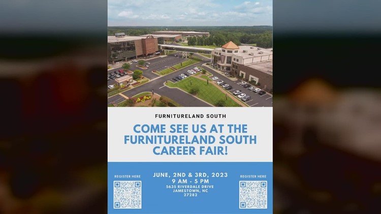 Furnitureland South is looking to fill 50 positions in Jamestown