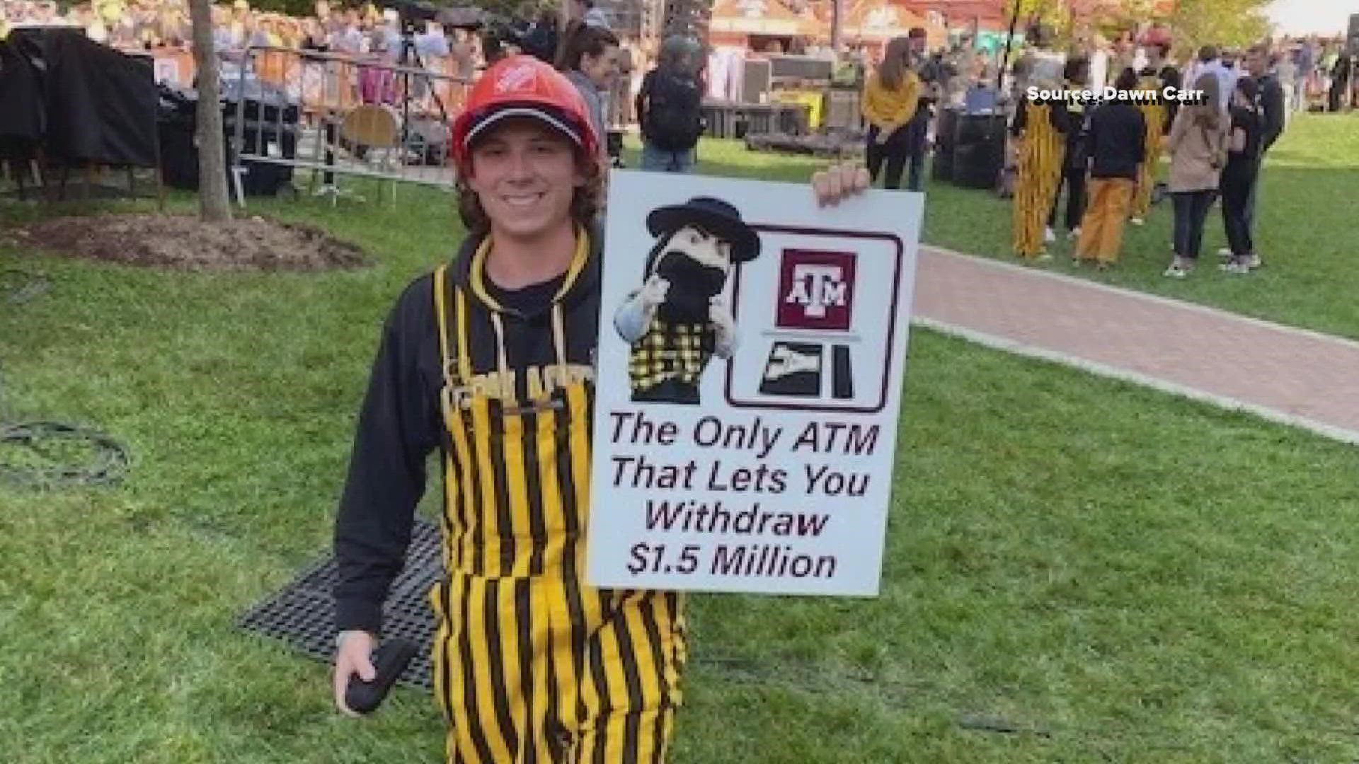 App State hosted ESPN’s College Gameday for the Troy game. Three students won free tuition after winning a poster contest.