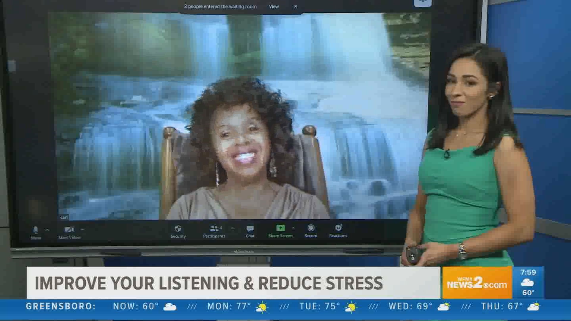 Listening is a skill that will reduce stress in a relationship. Jill White-Huffman shares how to improve these skills.