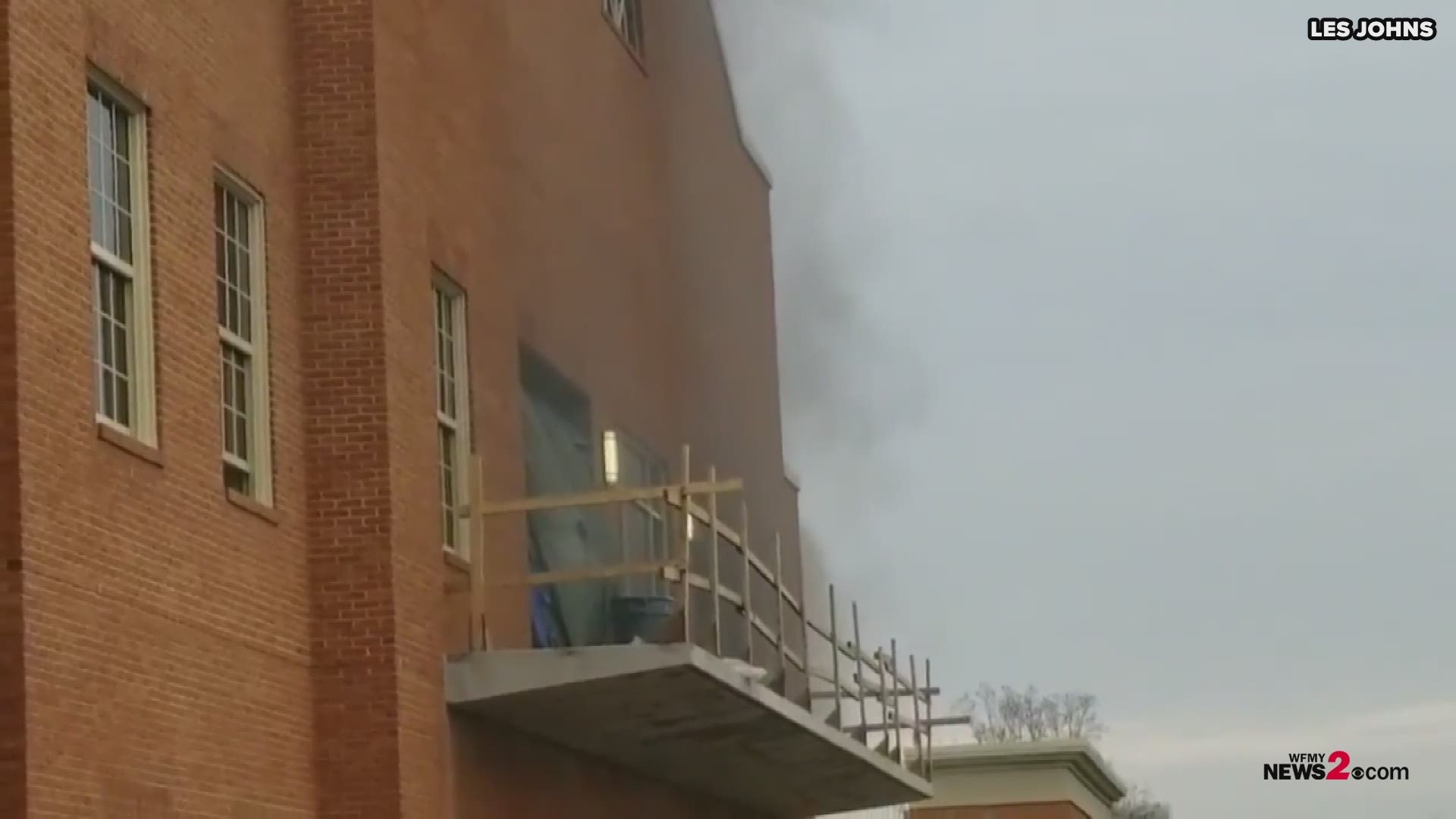 A fire broke out at the Sutton Sports Performance Center in Winston-Salem Thursday.