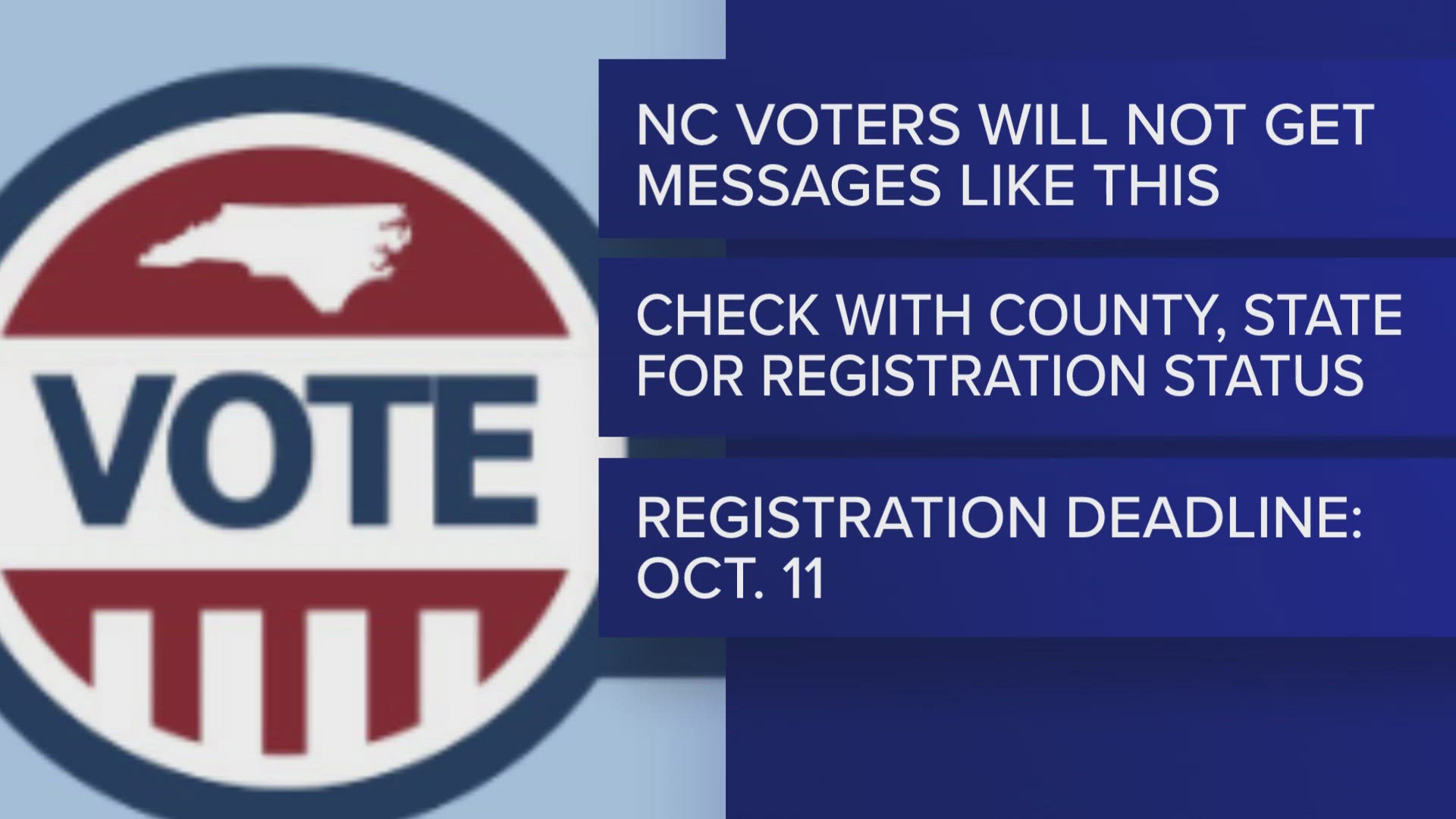 Greensboro mayor Nancy Vaughn warns people to be on the lookout for potential text scams concerning voter registration.