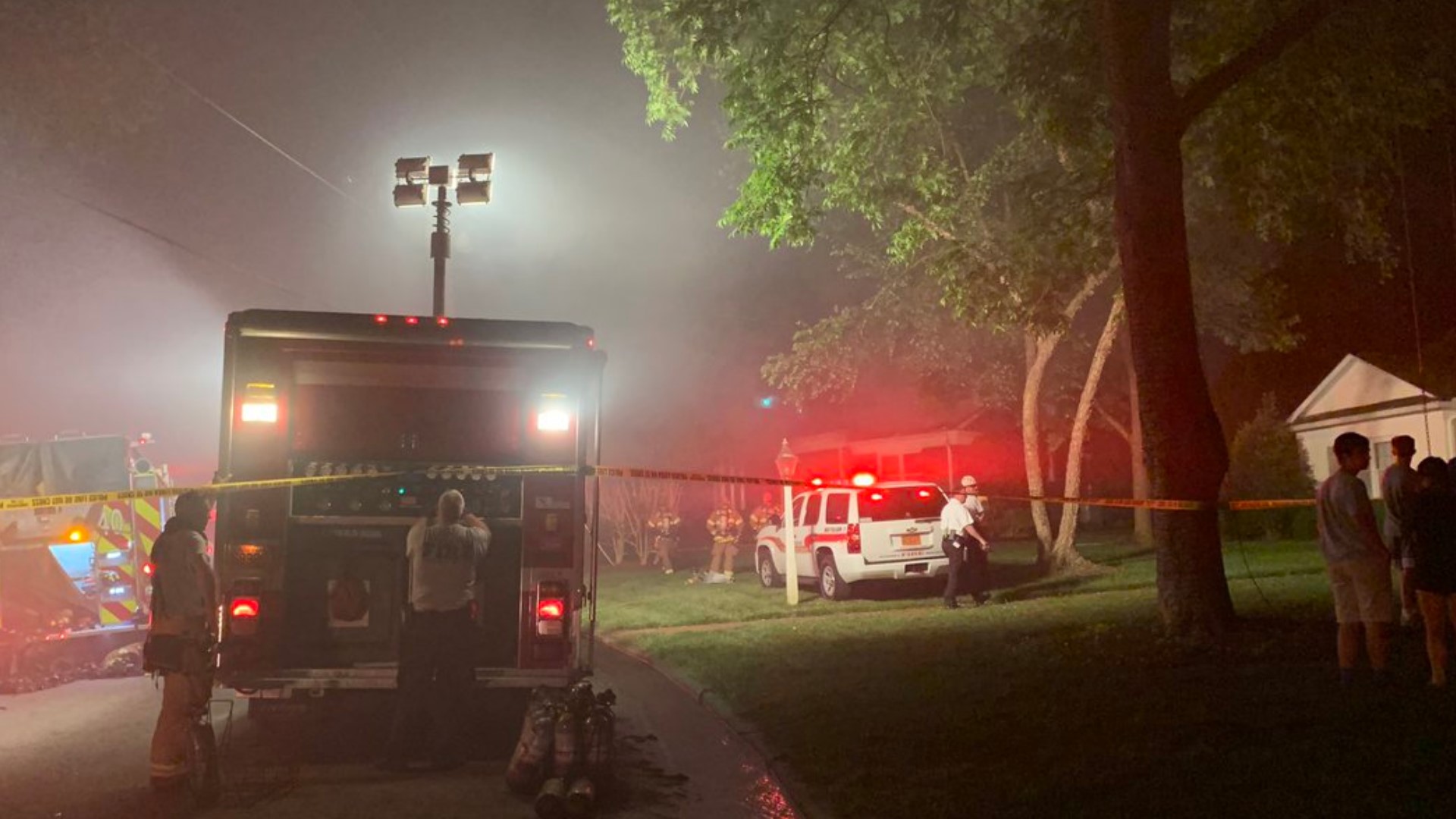 House Fire on Elmwood Terrace in Greensboro