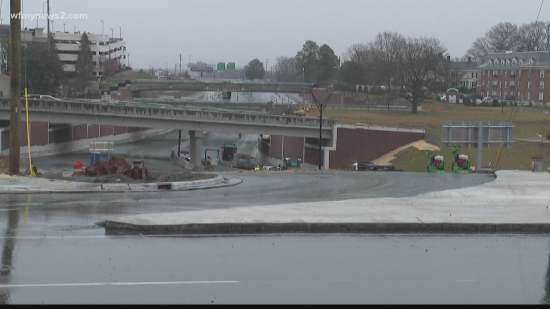 The North Carolina Department of Transportation (NCDOT) says it hopes to open the highway Sunday.