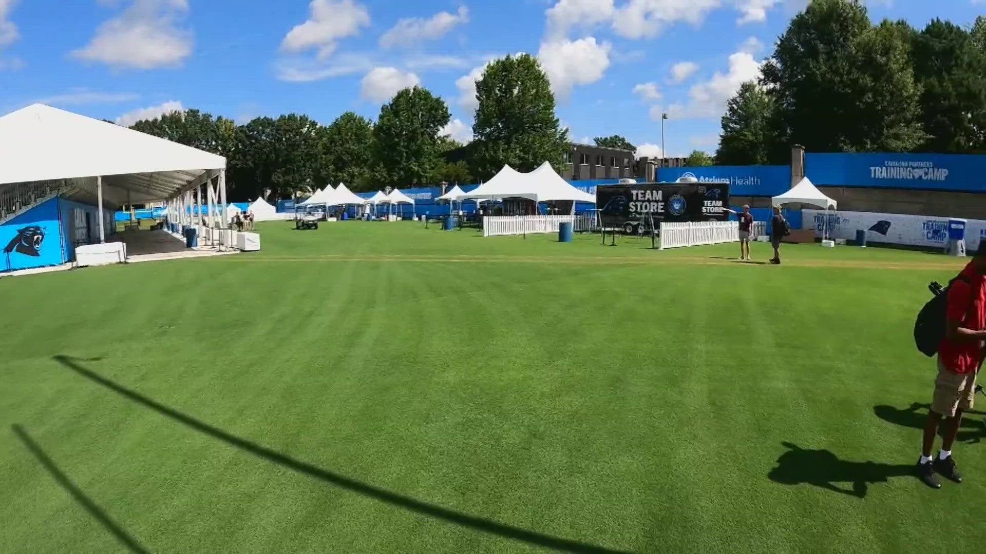 The Carolina Panthers debut its new training facility ahead of this year's training camp.