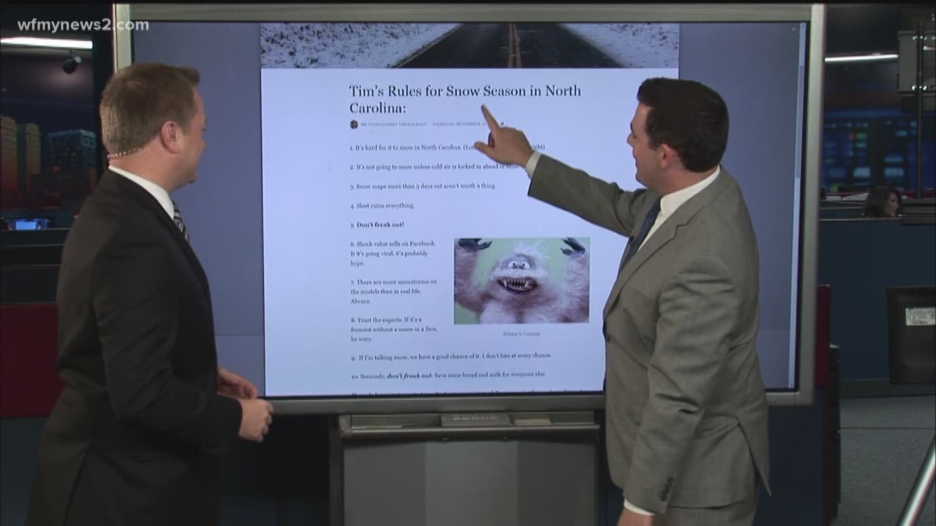 'Tis the season for snow rumors to start flying on social media. Meteorologist Tim Buckley created a set of rules to help keep you sane in snow season.
