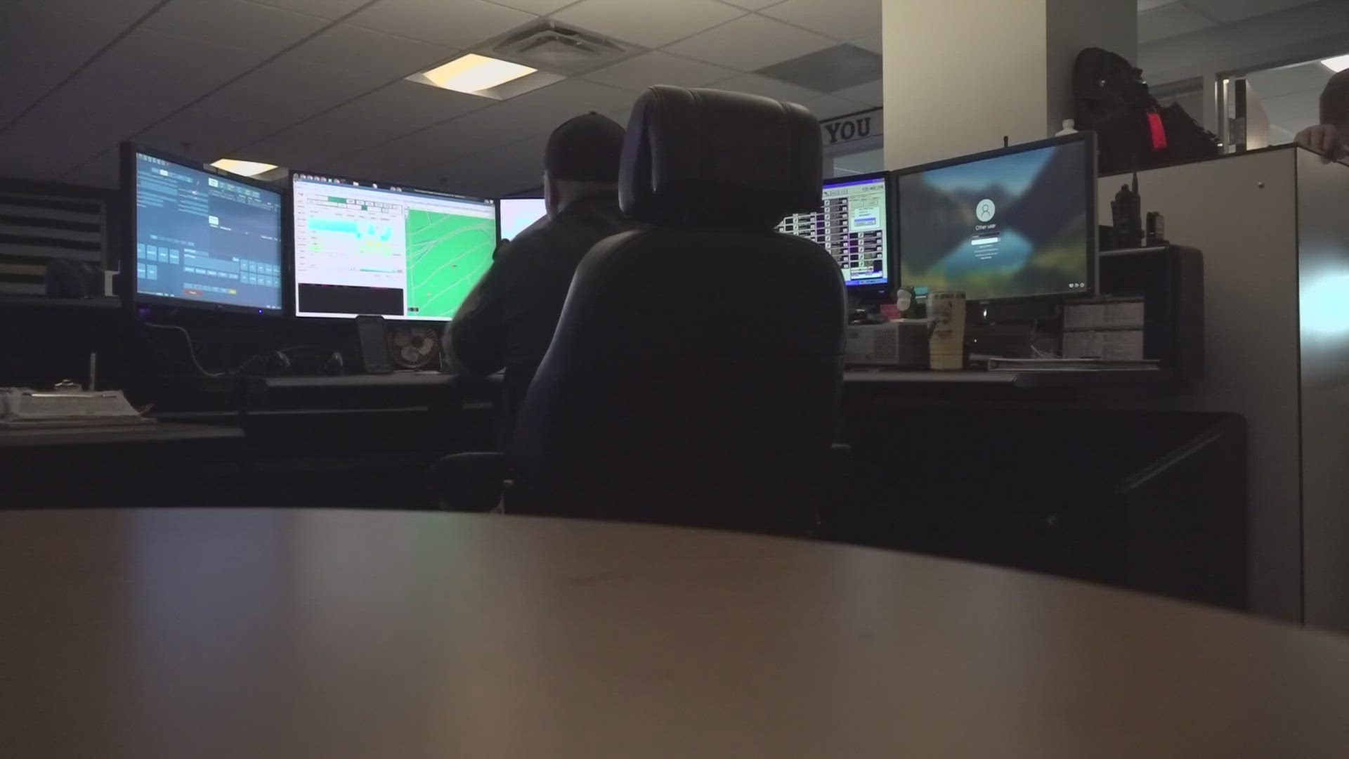 Dispatchers expect many calls from people about problems like downed trees or flooded streets.