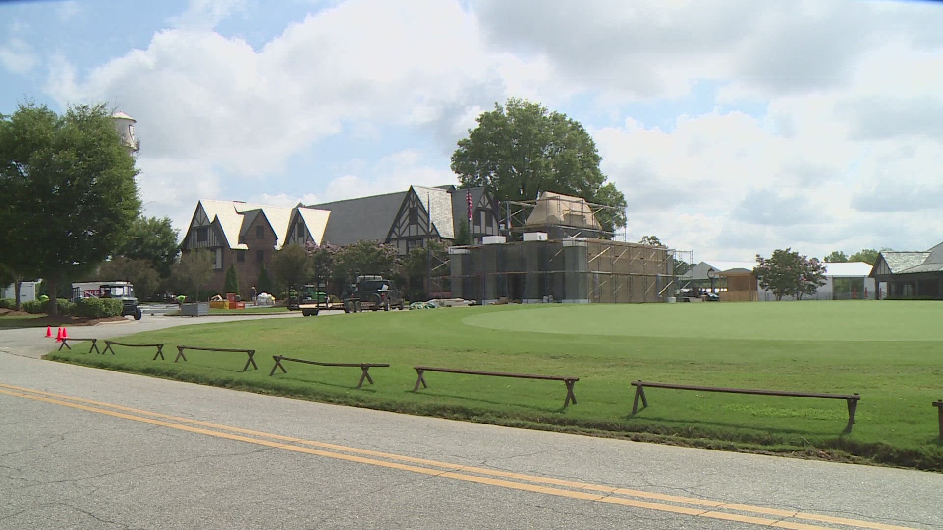 Greensboro is nearly a week away from having nearly 100 thousand people come through for the Wyndham Championship.