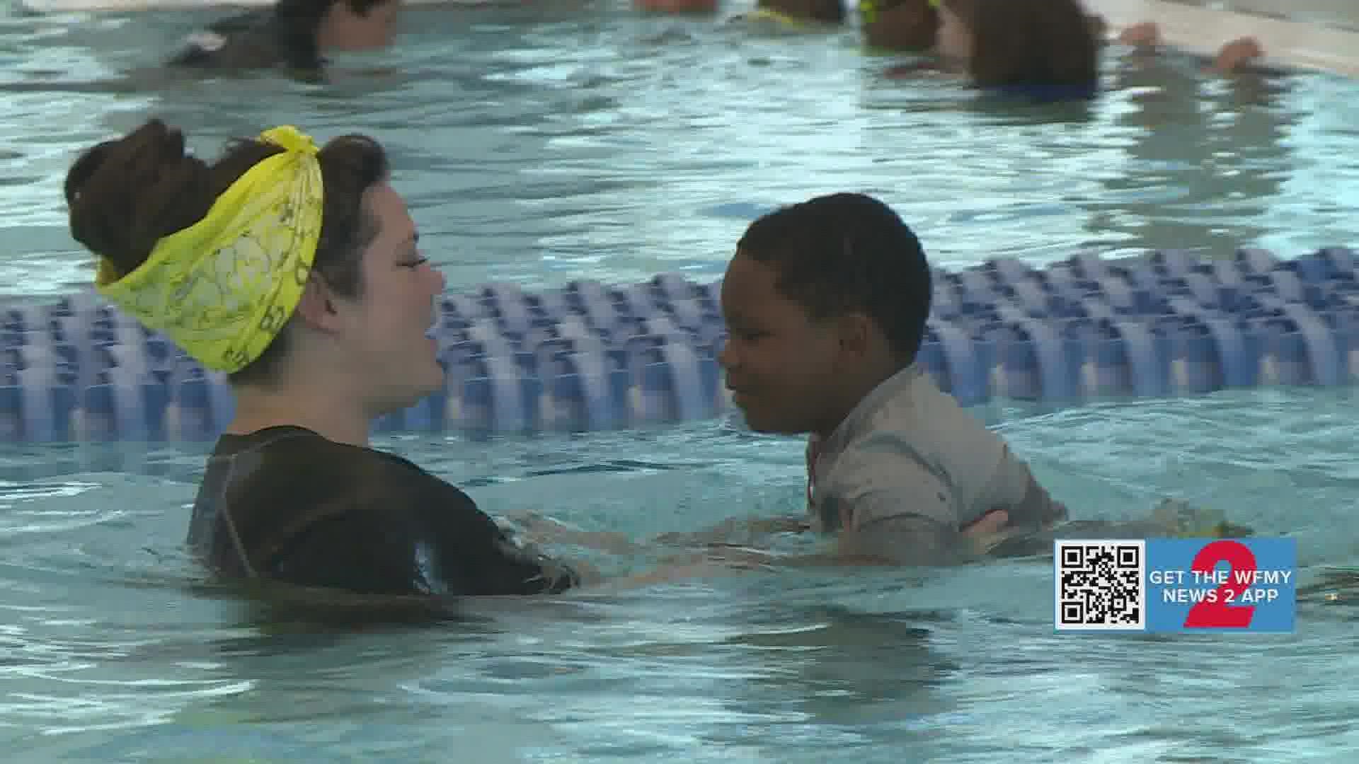 The global drowning prevention event works to get more kids in the pool and learning swim safety.
