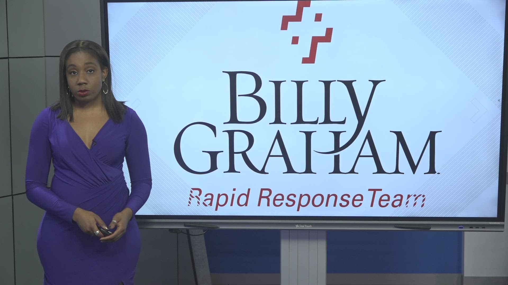 The Billy Graham Rapid Response Team is a grief ministry that deploys crisis-trained chaplains to provide emotional and spiritual care.