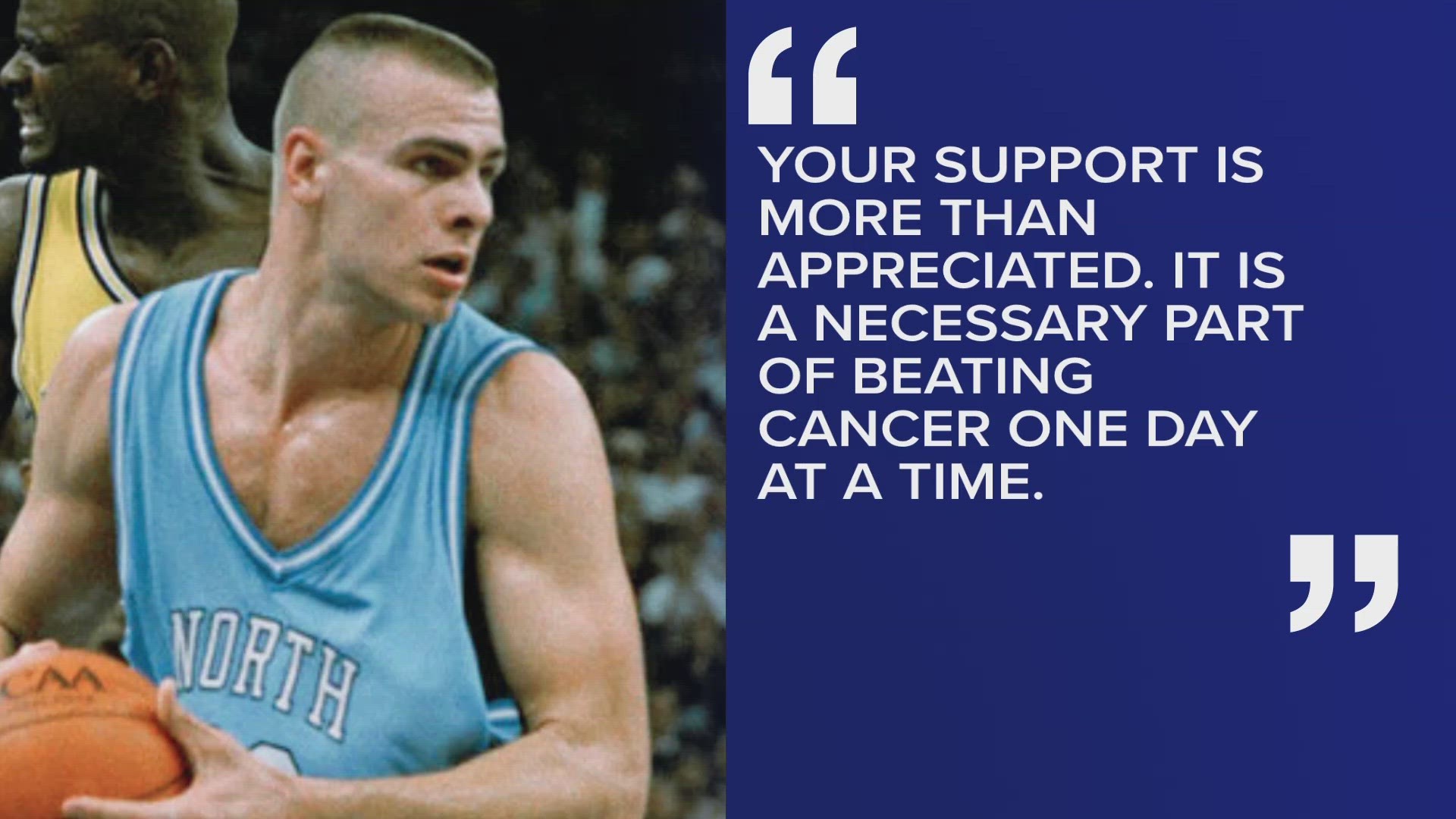 Eric Montross recently started cancer treatment, according to his family. He helped lead UNC to the 1993 national championship.