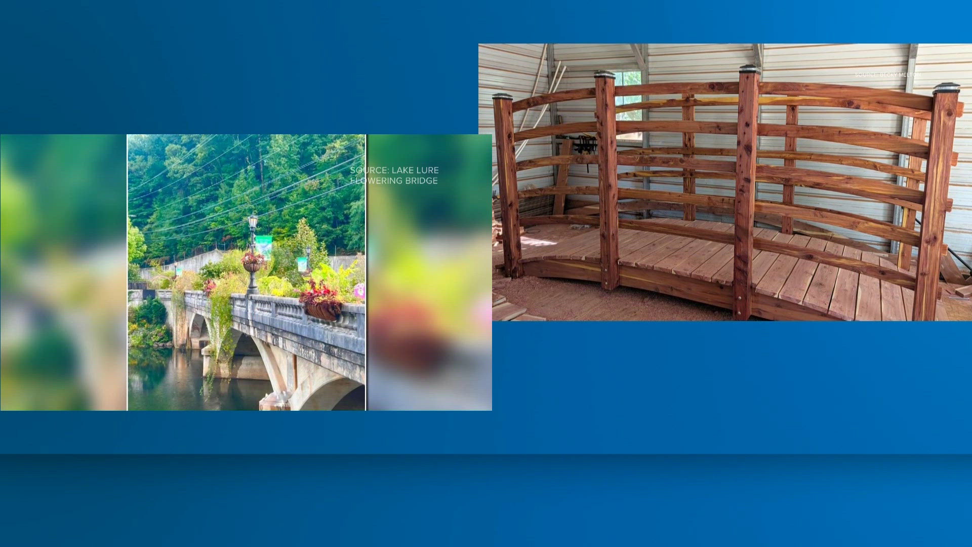 Video Title Examples Rainbow Bridge returning after storm destroys it | wfmynews2.com