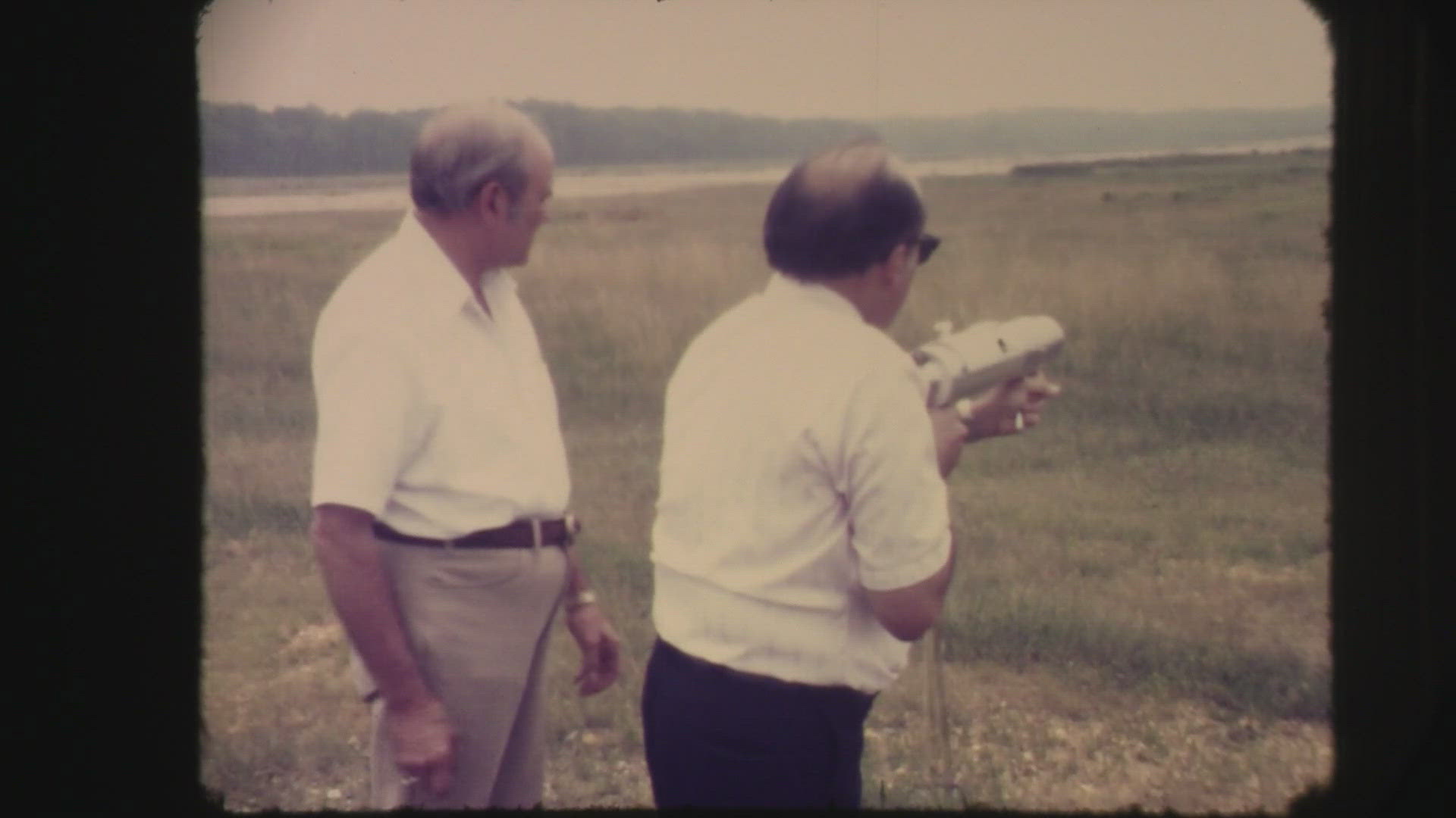 WFMY News 2 accompanied a local inventor to Maryland in 1977.