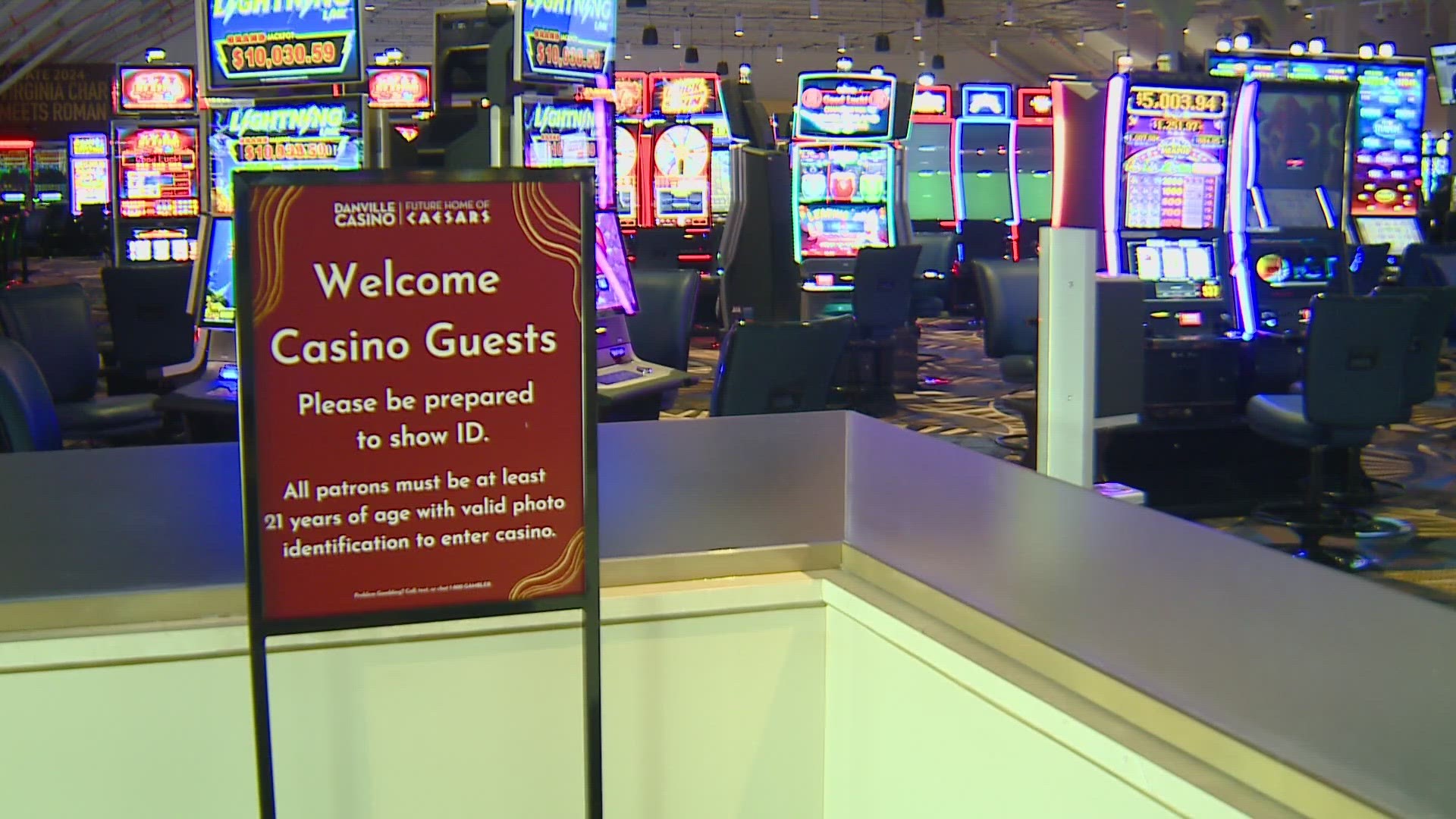 Caesars Virginia recently opened a new temporary casino in Danville, VA as North Carolina lawmakers push to legalize online sports betting.