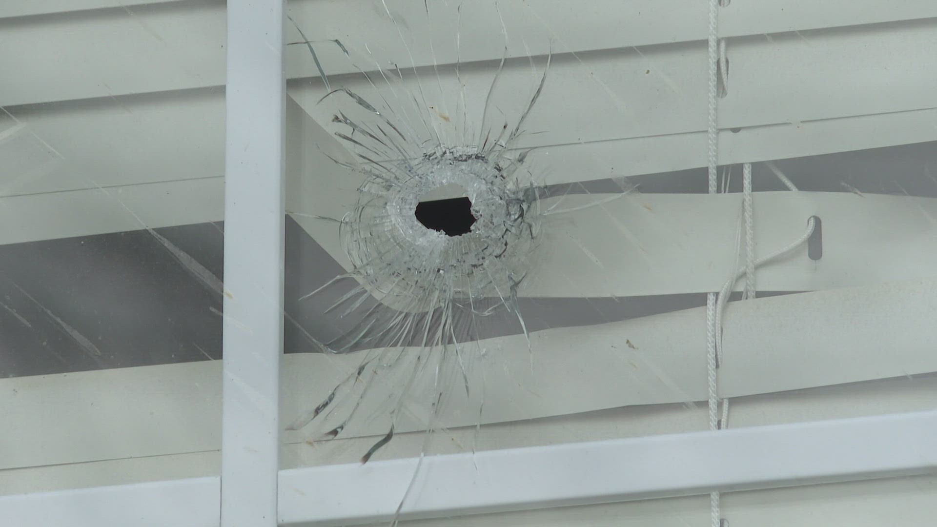 The bullets hit three homes near Berryman and Calvert Streets
