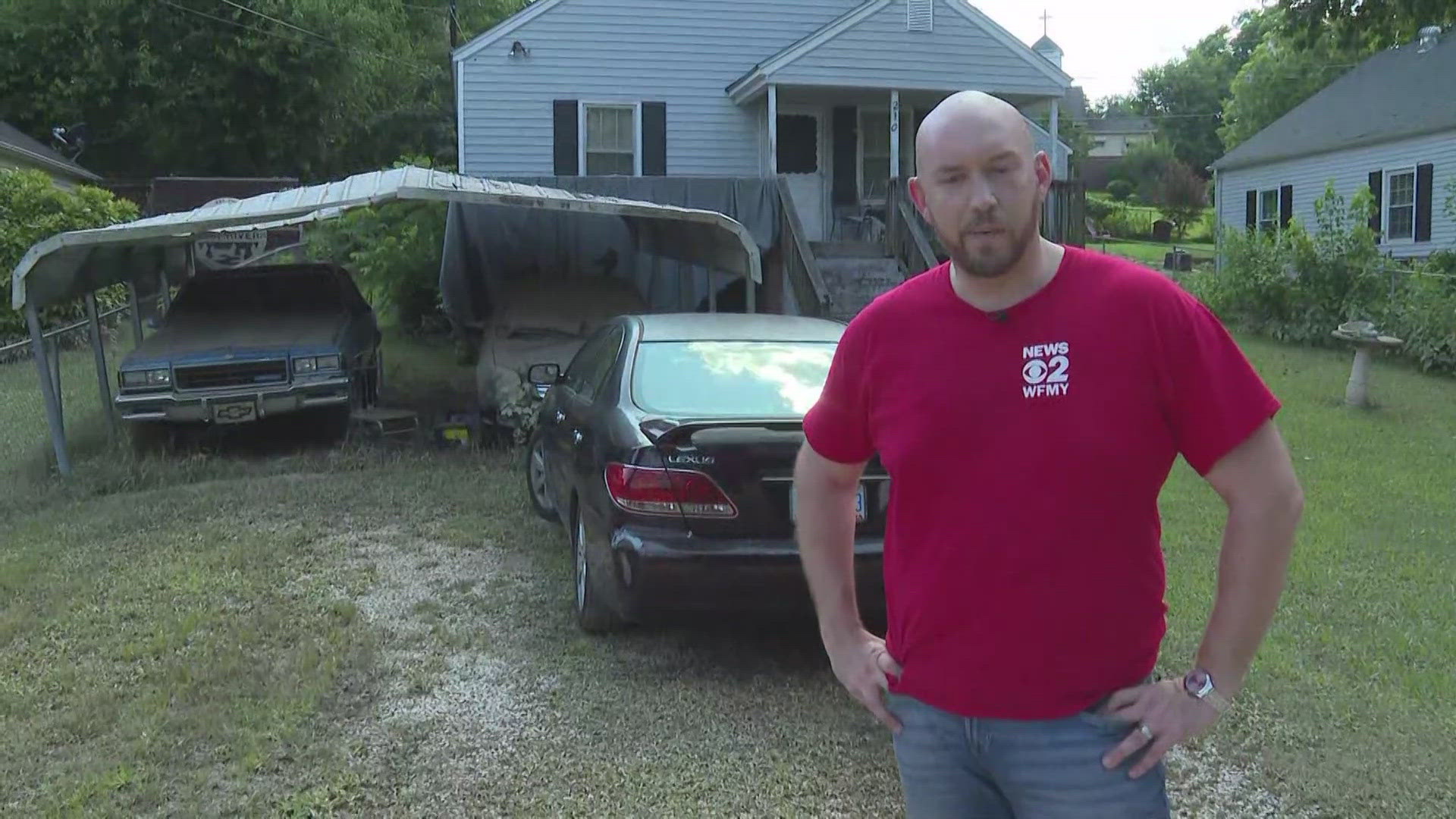 WFMY News 2's Ben Briscoe was in Haw River on Monday to survey the aftermath.