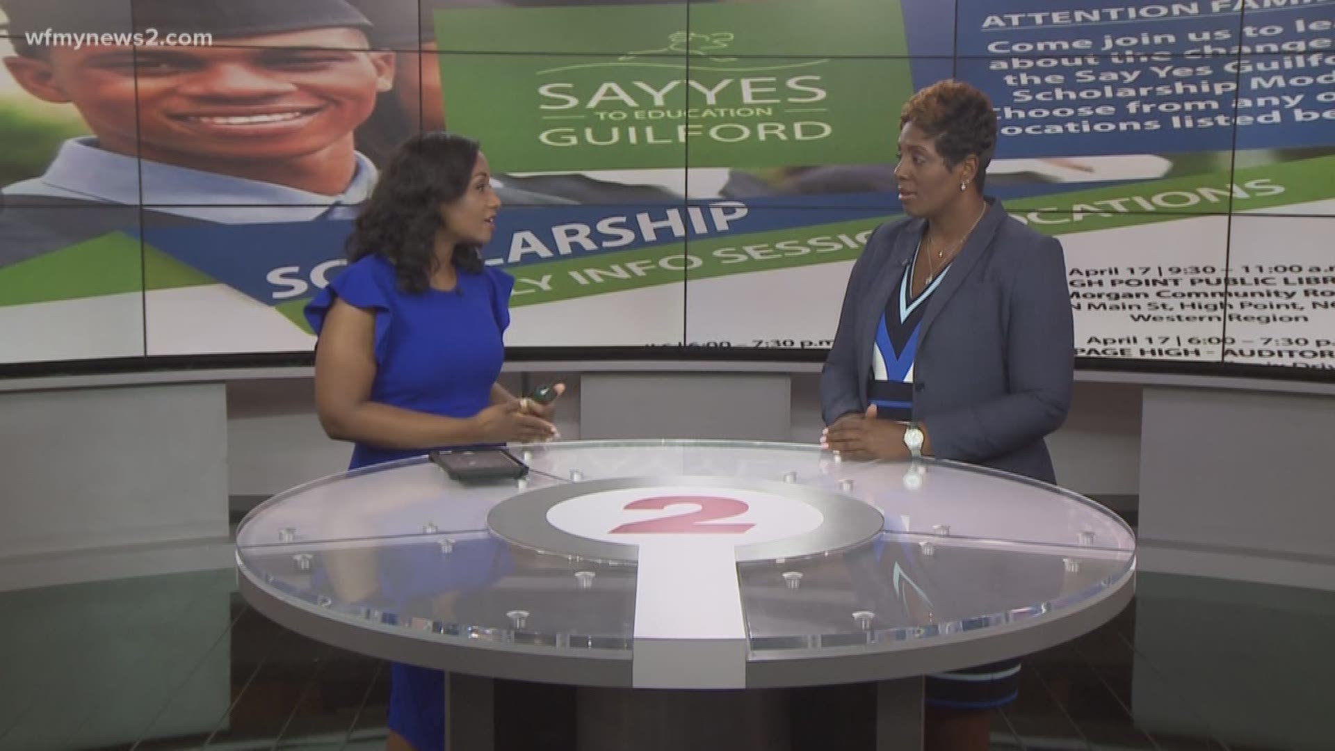 New Say Yes Guilford Chief Executive Officer Wendy Poteat talks about the future of the scholarship program for students.