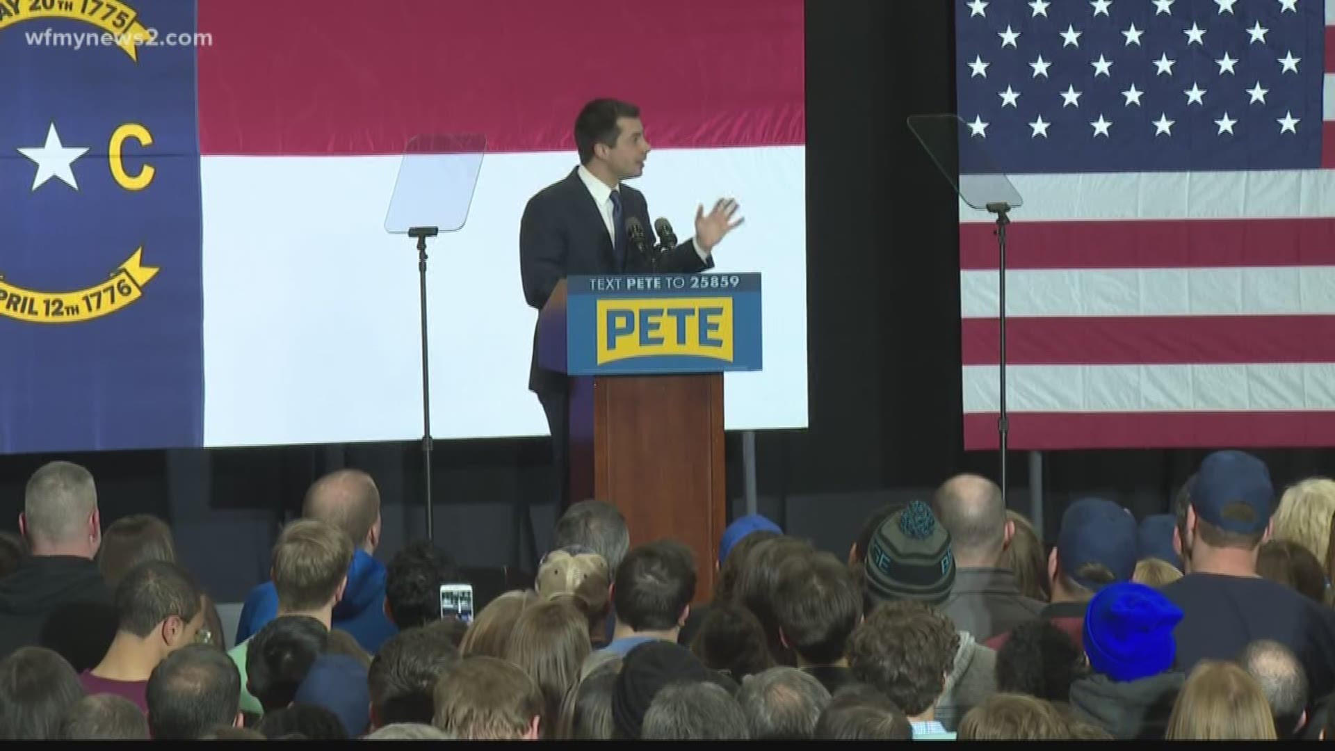 Indiana Mayor Pete Buttigieg was back in our state vying for your vote.