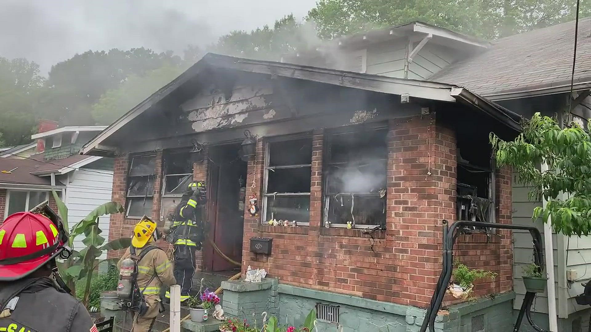 The Winston-Salem Fire Department took down a house fire on 1427 East 23rd Street Tuesday afternoon.