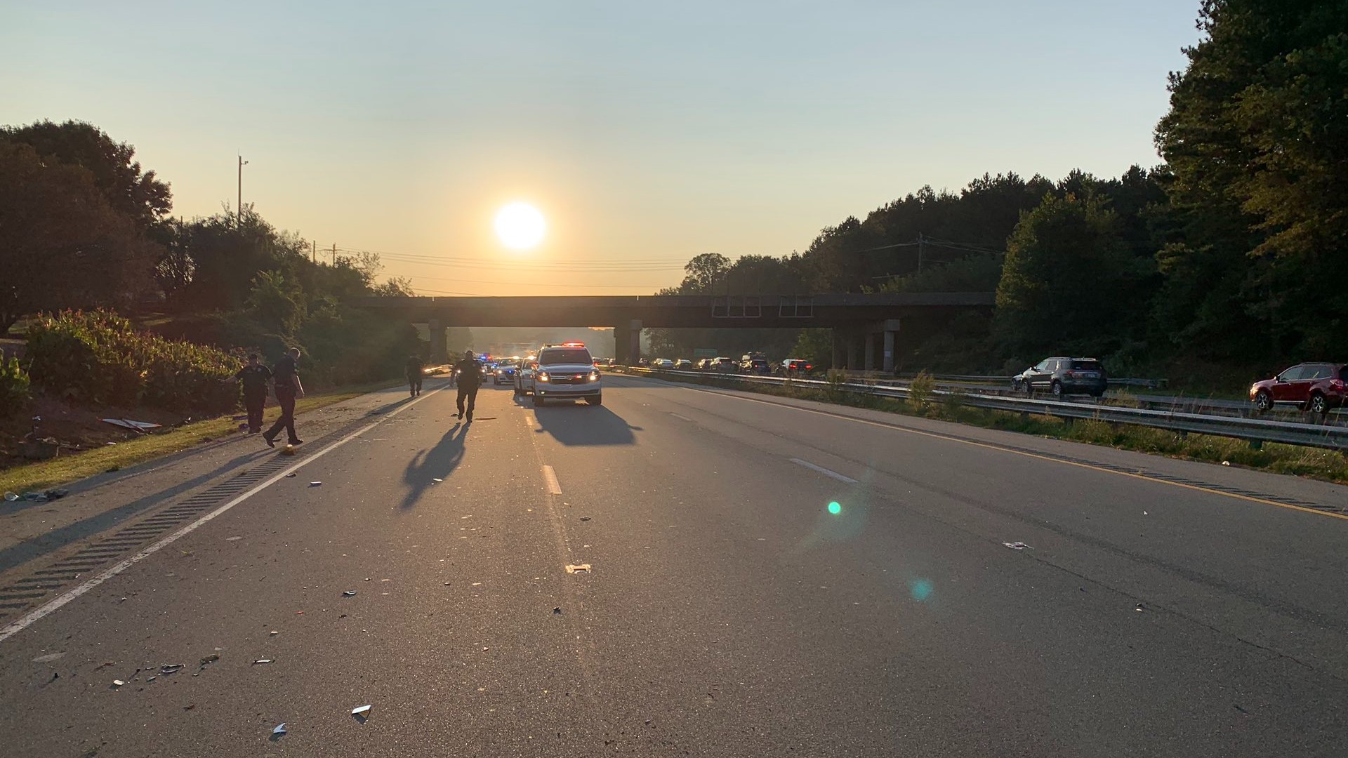 Crash on 421 Northbound in Winston-Salem shuts down road | wfmynews2.com