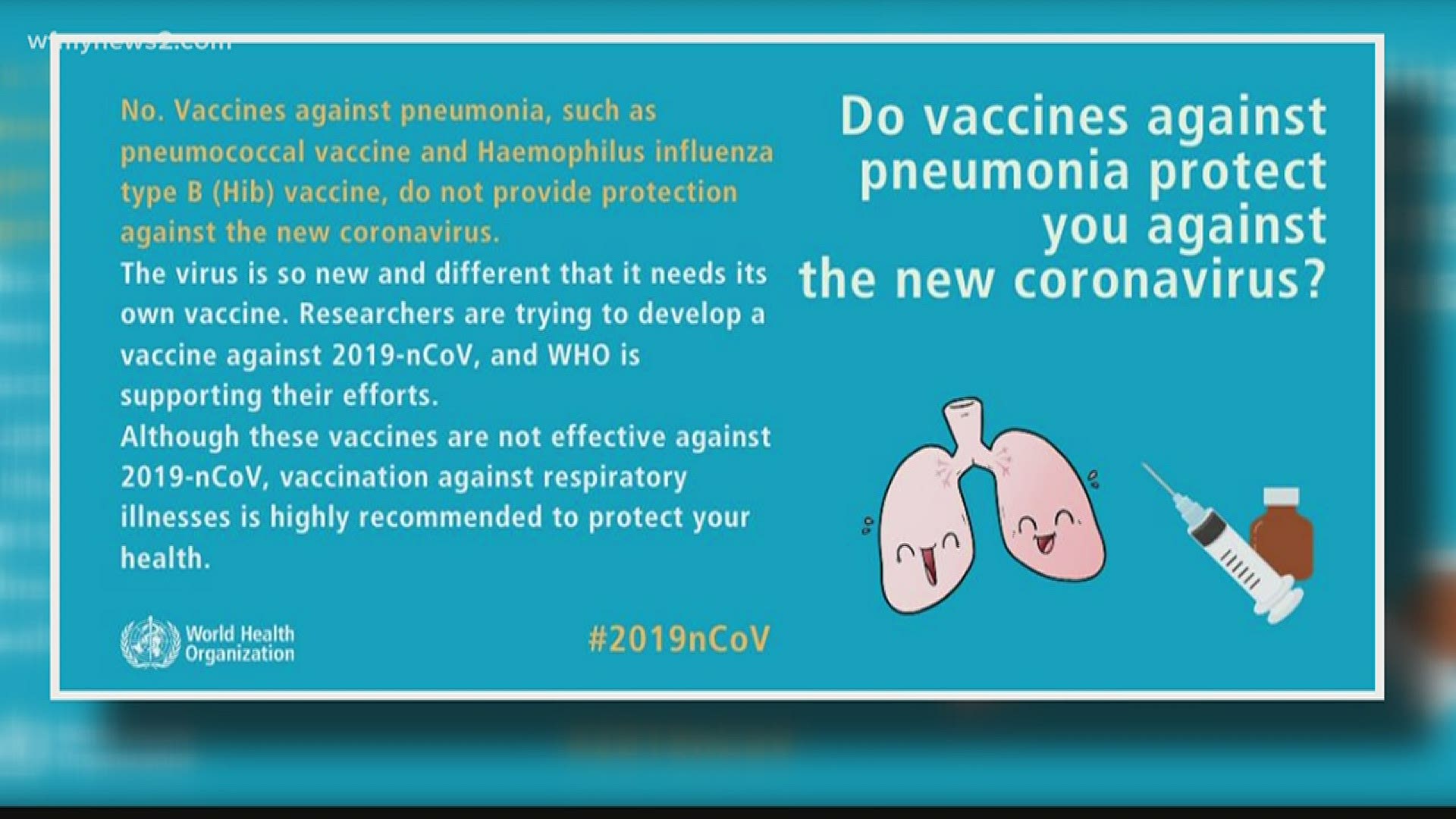 Pneumonia Vaccines Don t Help Lungs Fight COVID 19 Wfmynews2