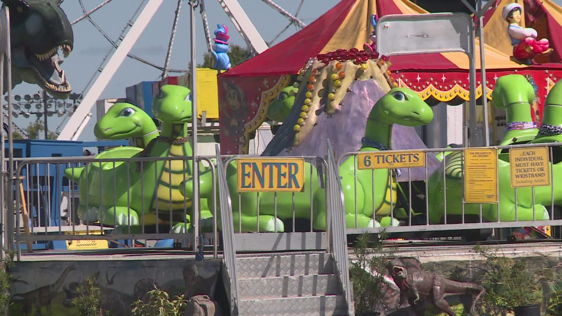 The fair opens the same day that the Triad is expected to get hit with rain from Hurricane Ian.