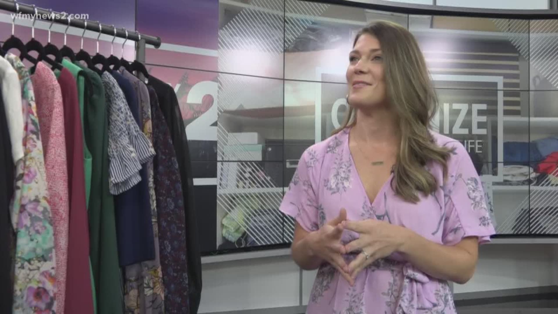 We’ve seen the perfectly designed closets and neatly folded clothes hacks on social media but how is it really done? Katie Buchanan of Neat Method Winston-Salem has some tips!