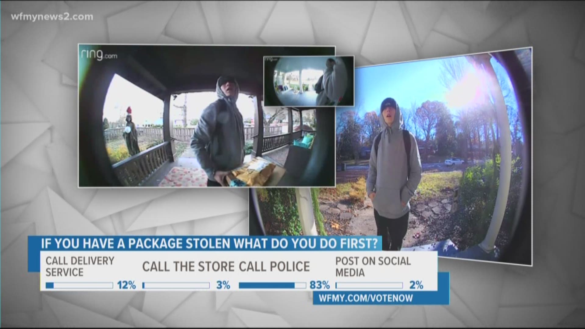 You've seen the videos or maybe it's happened to you - people stealing packages from front porches. But it's not just a problem across the nation.