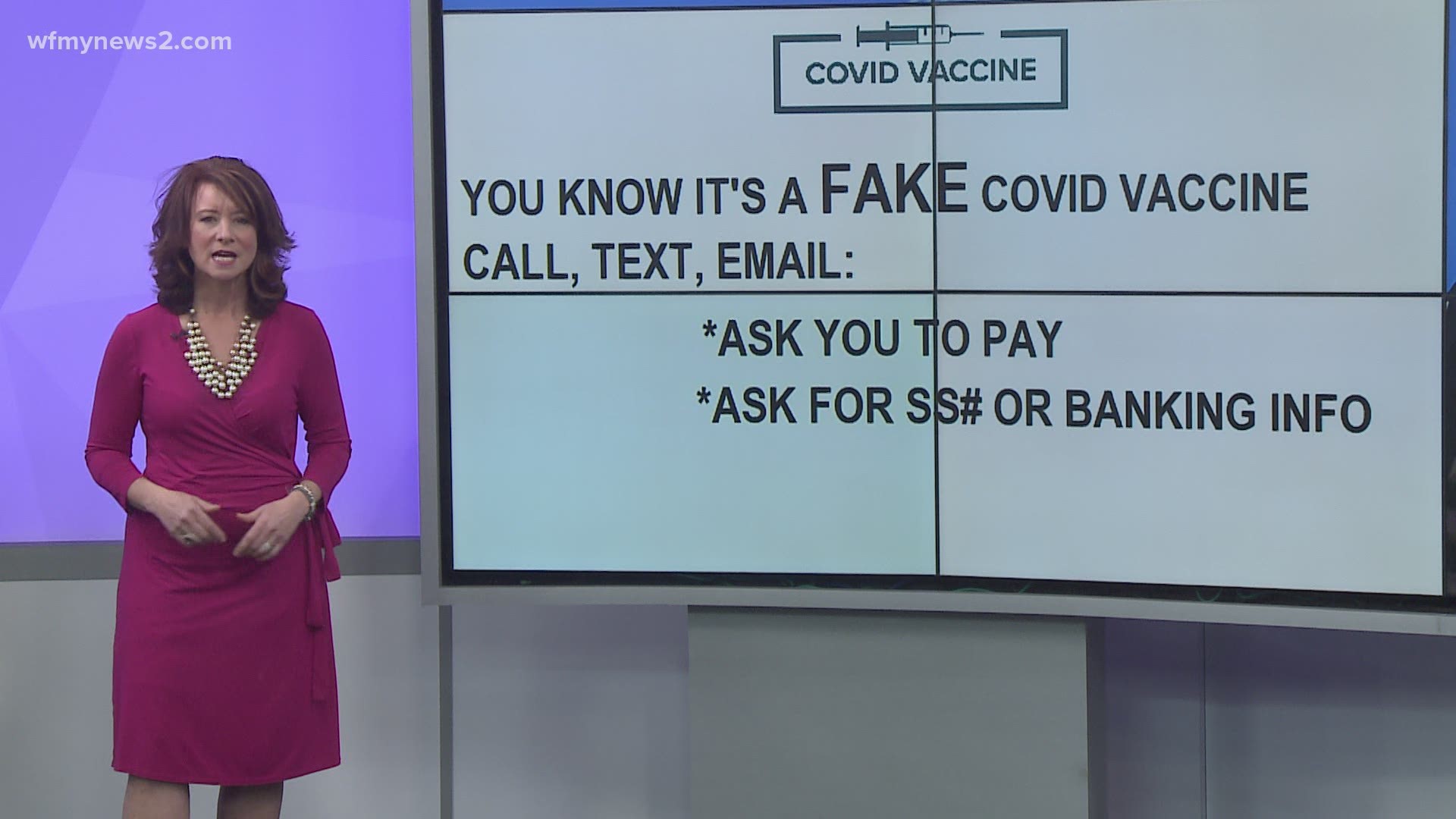 Scammers are trying to convince people they can buy a COVID-19 vaccine on social media, or through text.