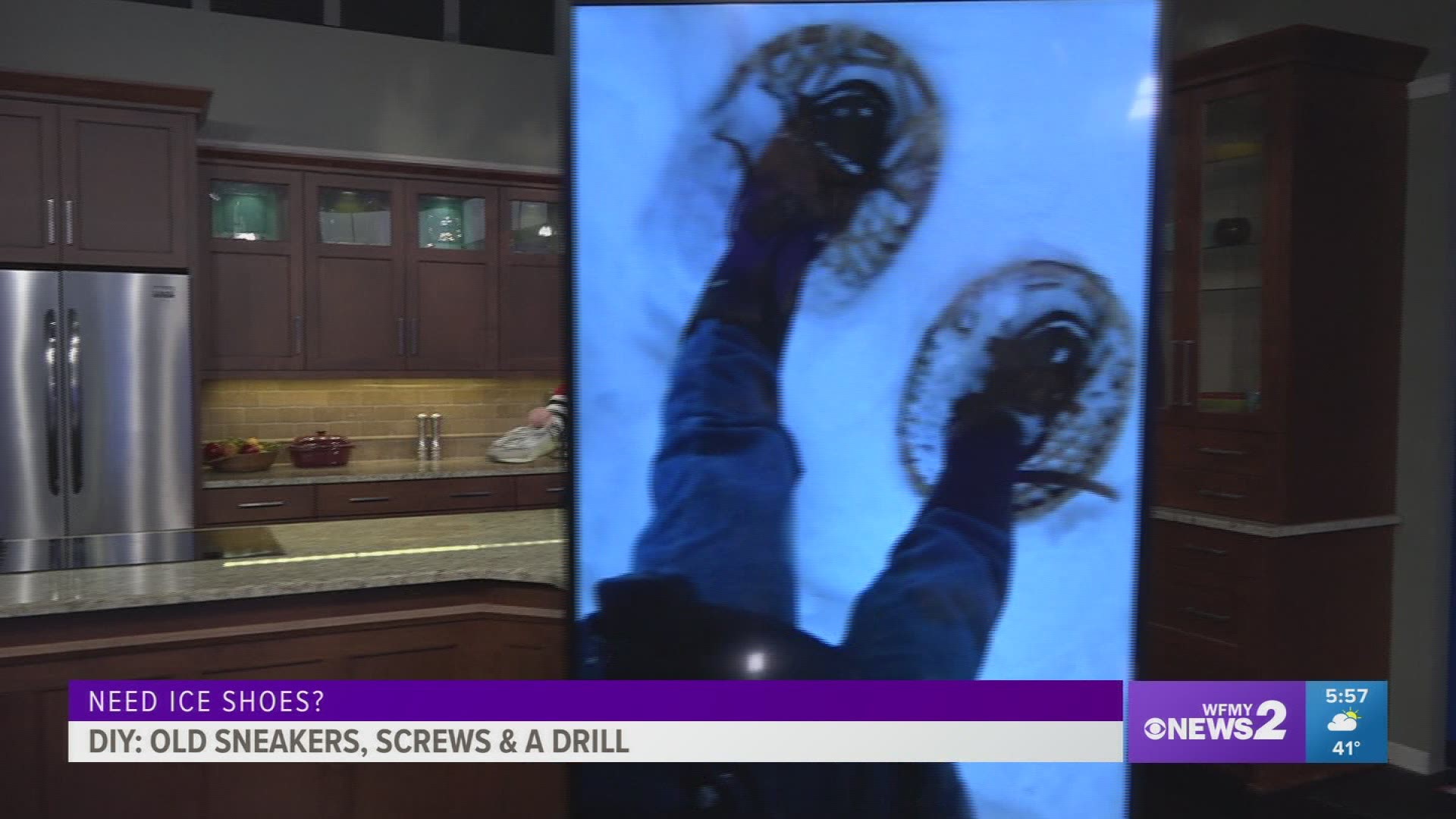 It’s a DIY project that will give you more traction on icy streets and sidewalks.
