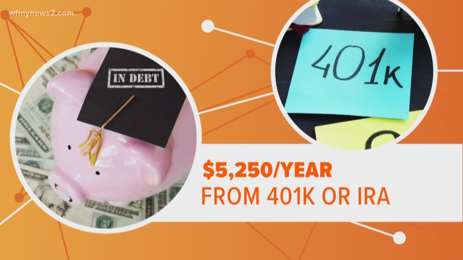 A new law could allow you to use funds from your 401K to pay off your student loan debt.