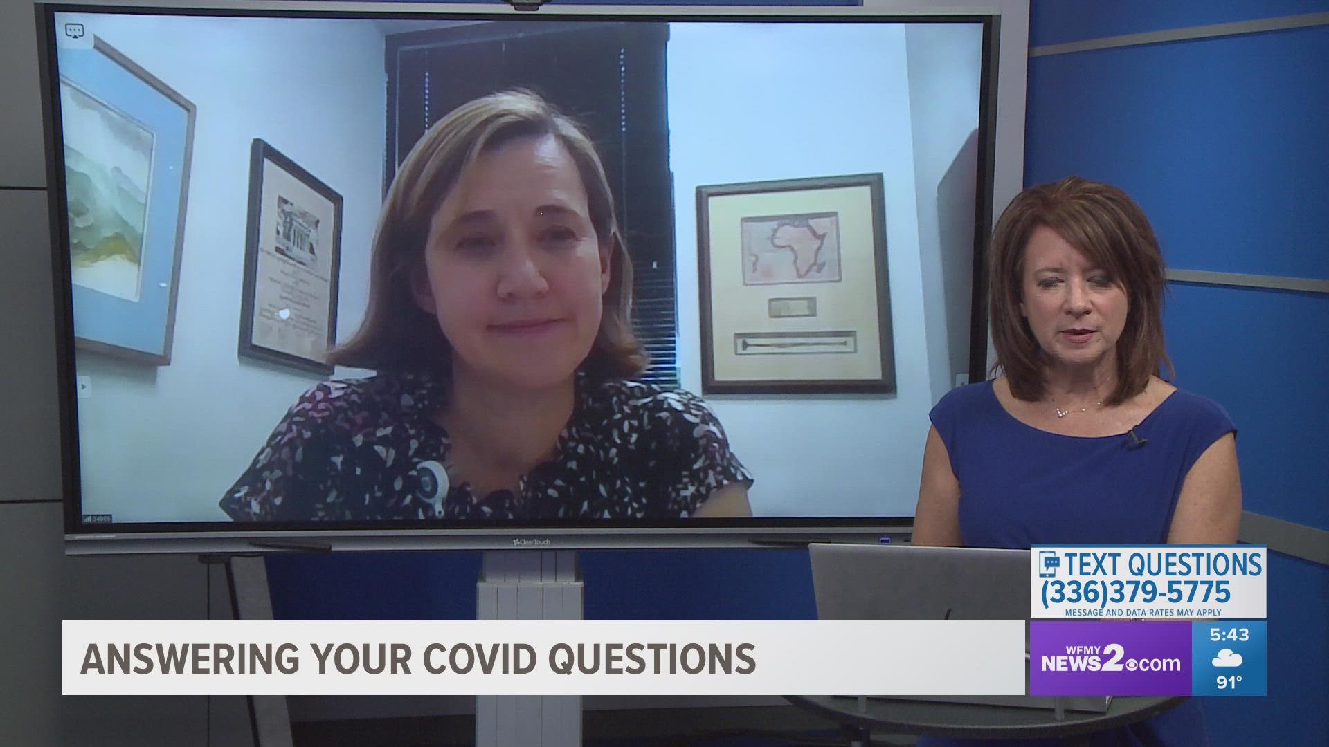 A Cone Health expert answers your COVID-19 questions.