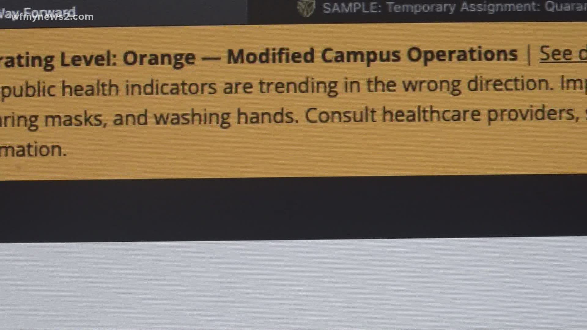 Wake Forest University is dealing with a spike in COVID-19 cases. Some students say the way positive cases are being quarantined is dangerous to other students.