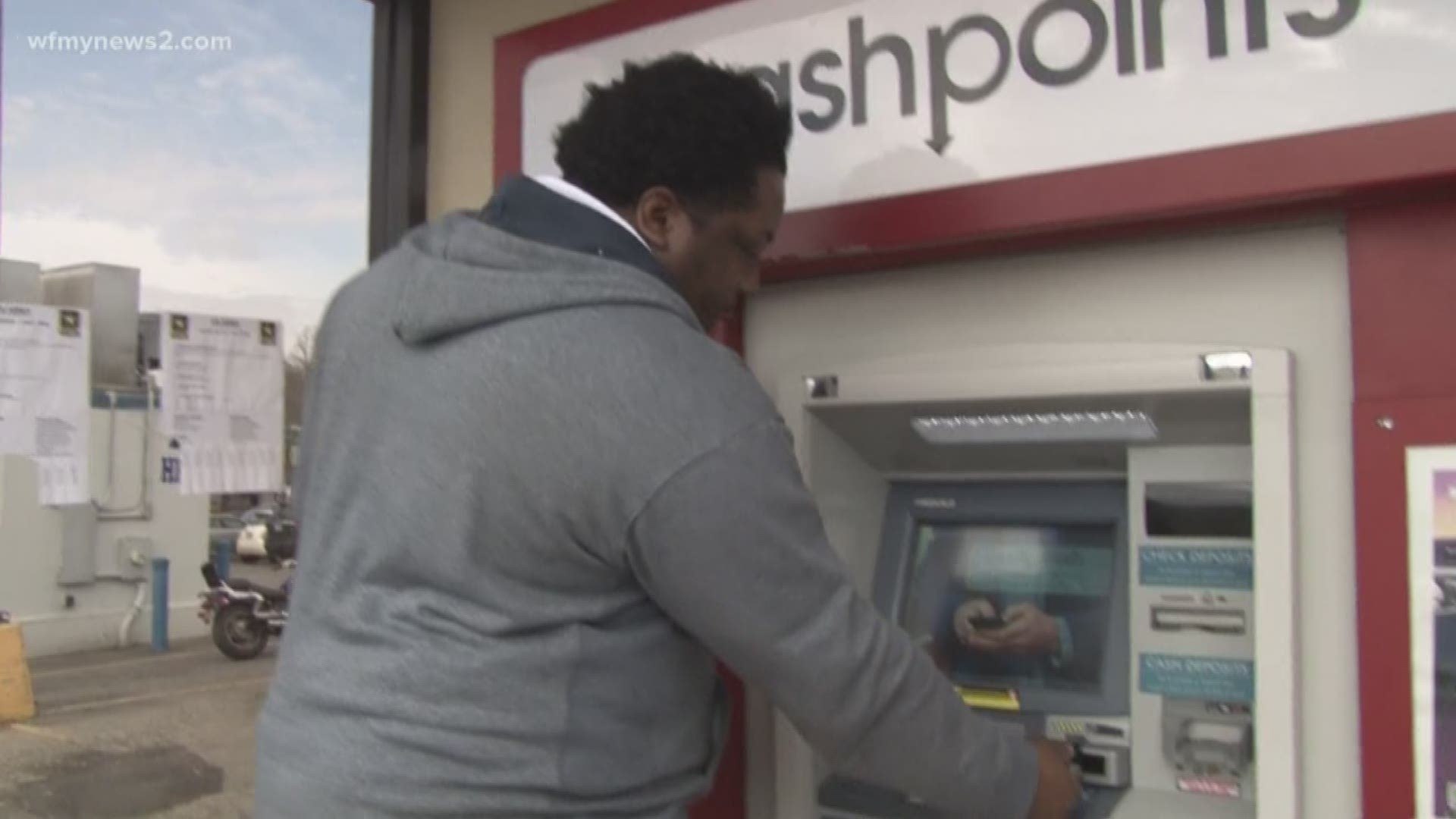 James Joyner was just trying was get money out of the ATM to pay his barber.
But on this trip to the ATM -- he took out a lot more than money.