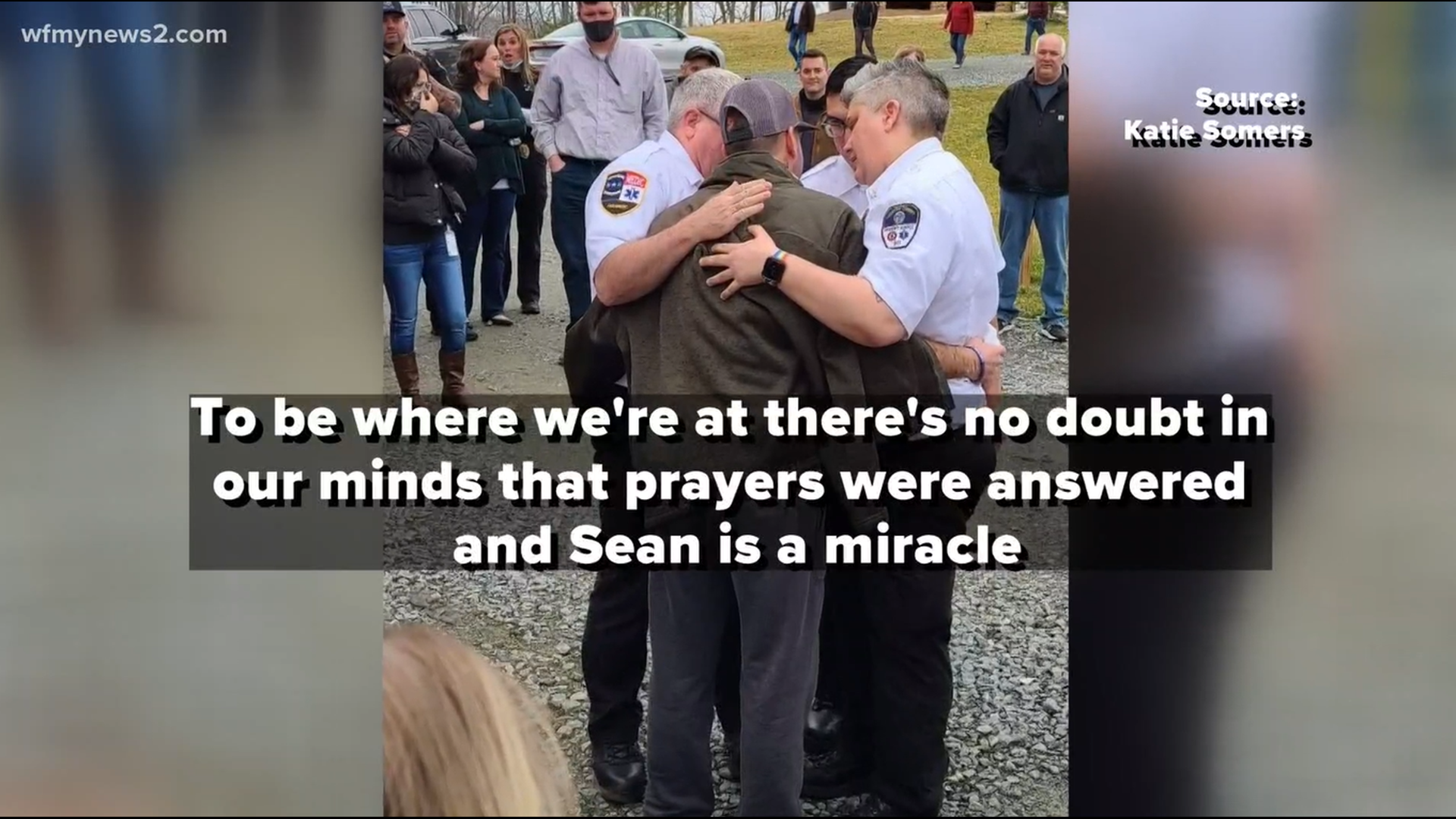 Officer Sean Houle was badly hurt after a suspect shot him in the face. Law enforcement across the Triad welcomed him home.