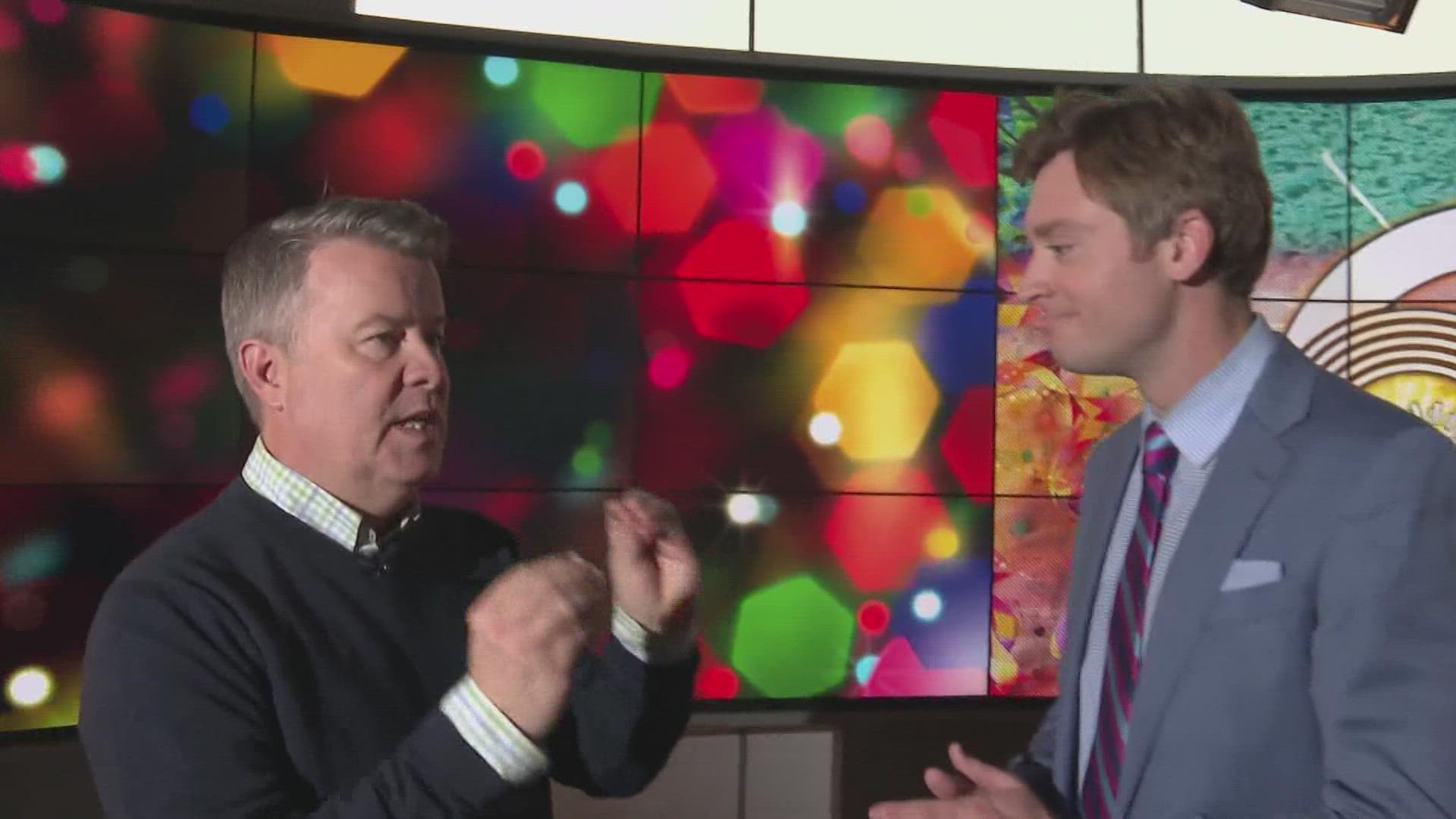 Eric Chilton takes you behind the scenes of the WFMY News 2 holiday promo shoot.